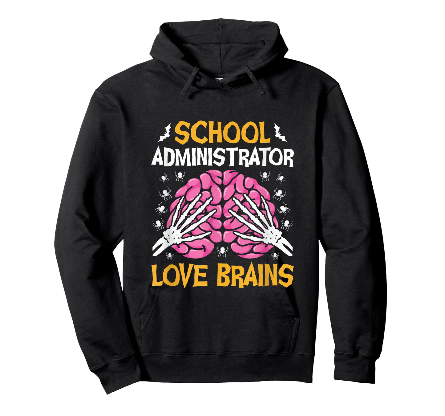 School Administrator Love Brains Funny Halloween School T-Shirt