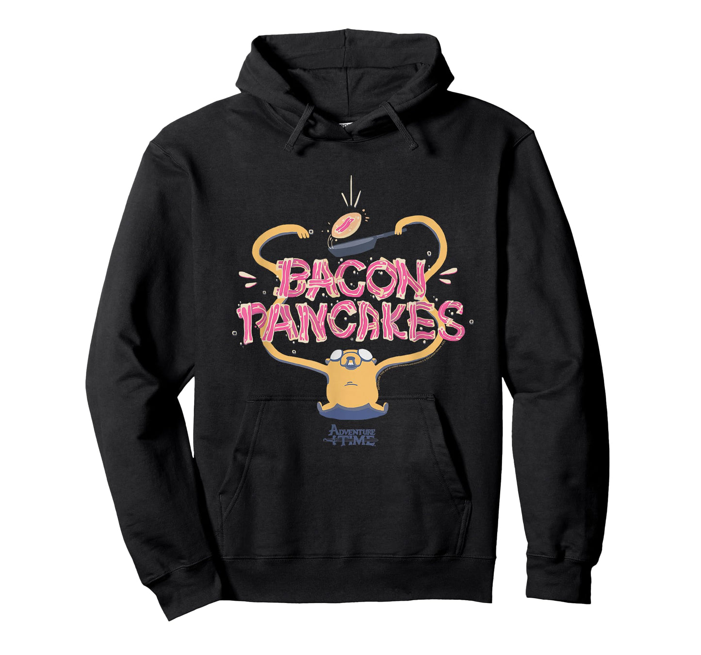 Adventure Time Jake Bacon Pancakes Cartoon T-Shirt