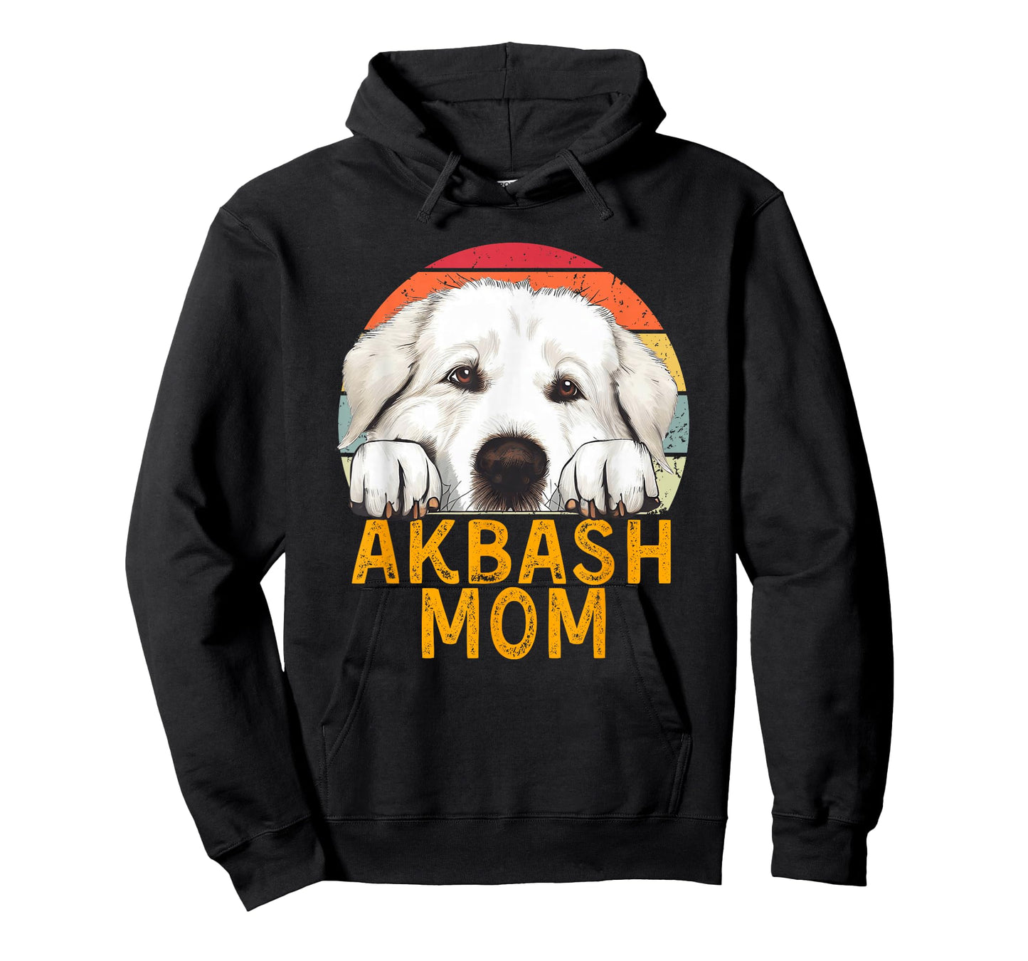Akbash Dog Mom Funny Retro Vintage Pet Owner Lover T-Shirt