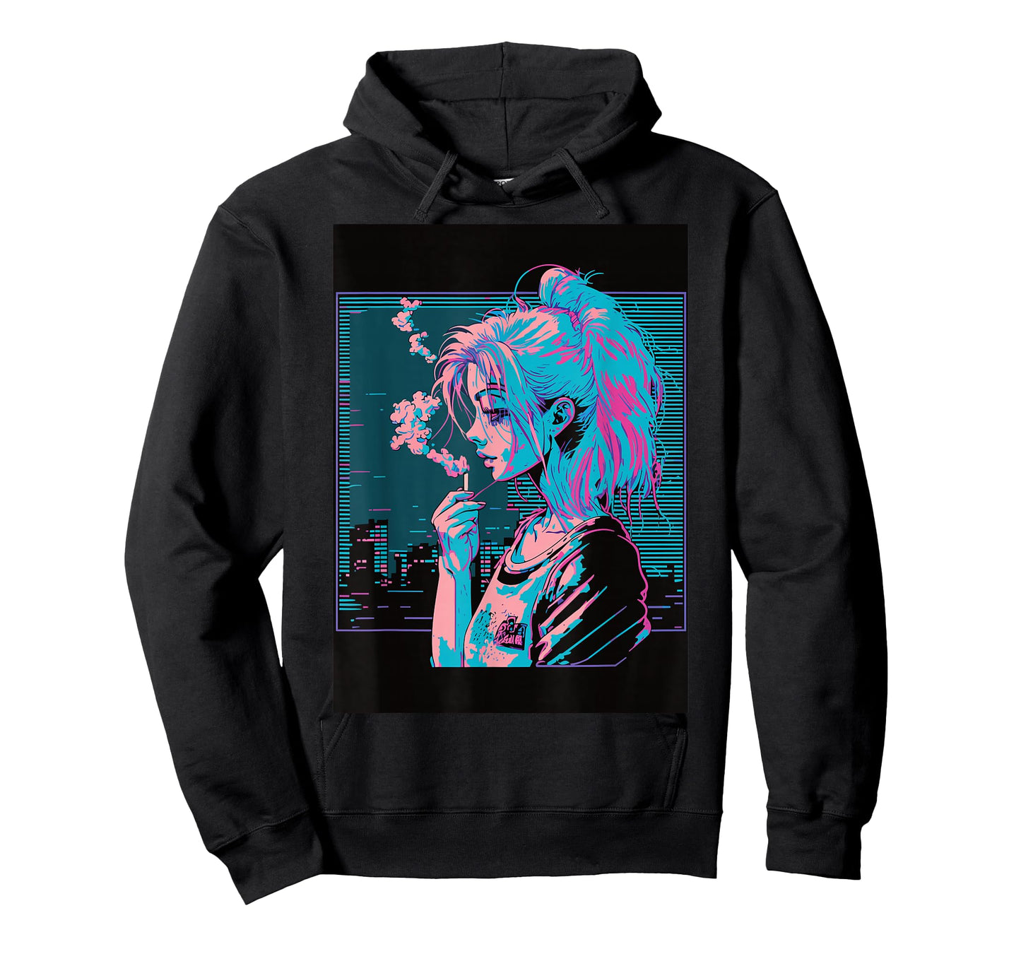 Japanese Vaporwave Sad Anime Girl Indie Aesthetic Otaku T-Shirt