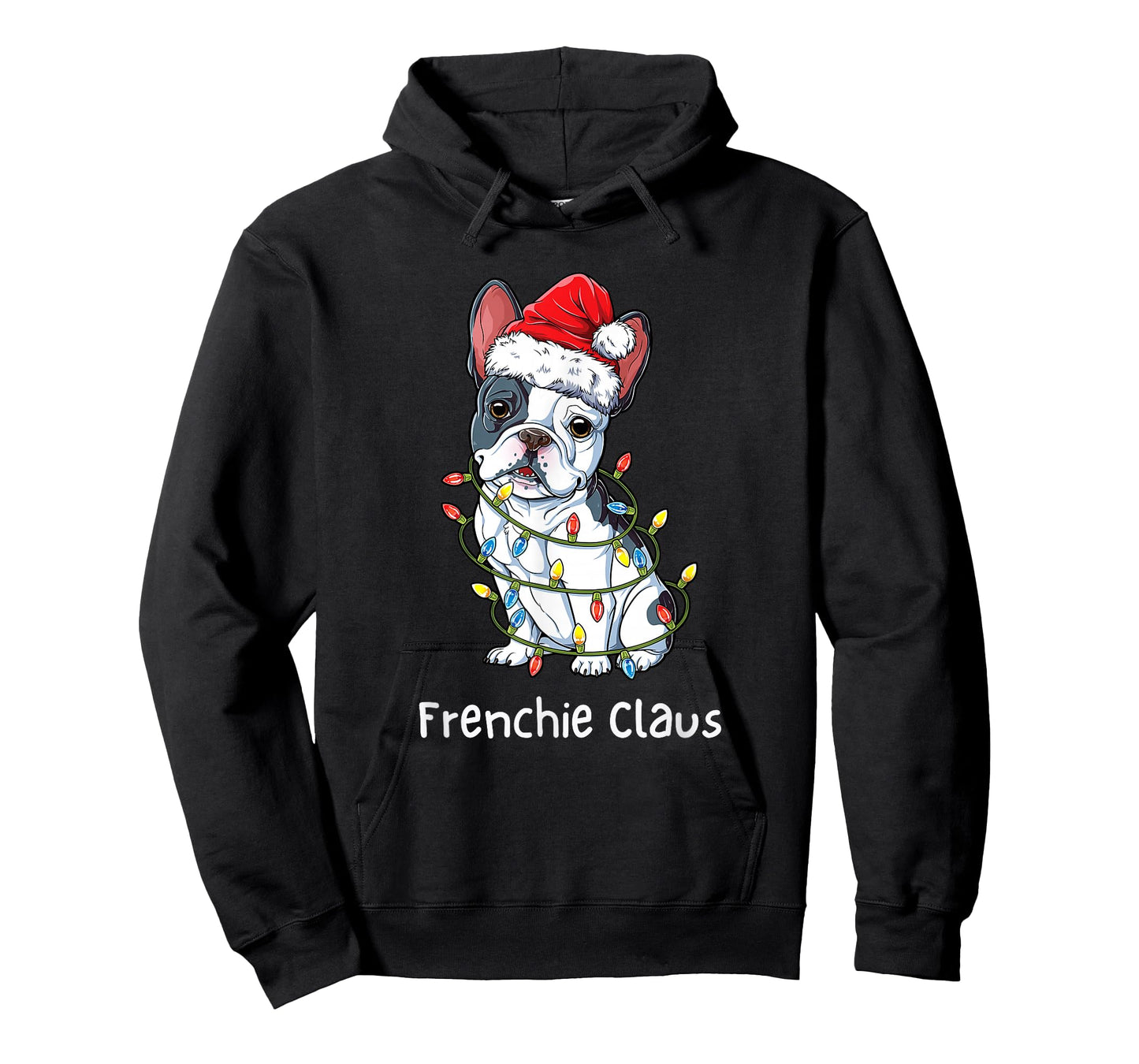 Santa French Bulldog Xmas Pajamas Funny Frenchie Christmas T-Shirt