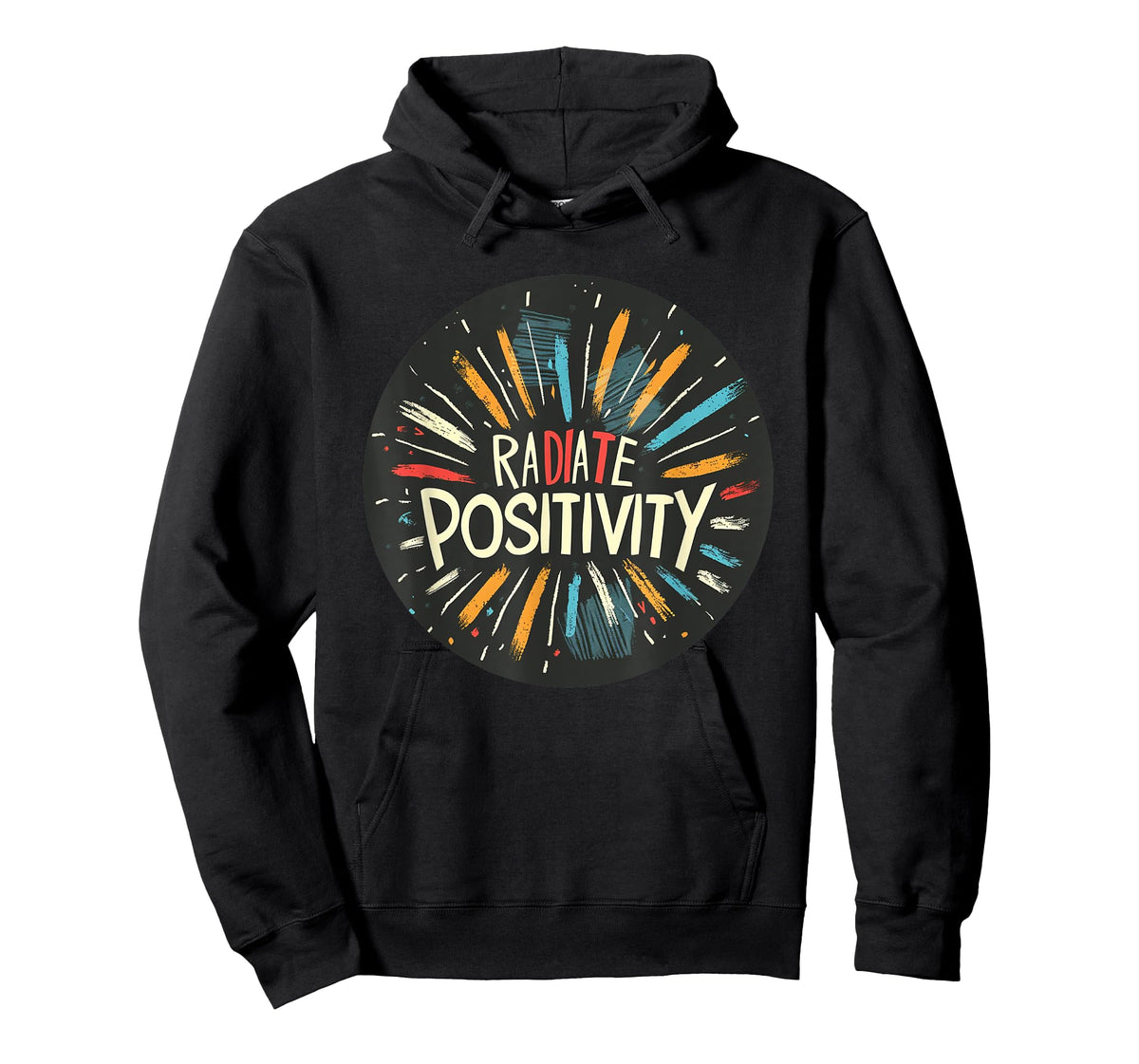 Exciting Radiate Positivity Quote for a Lively Feel T-Shirt