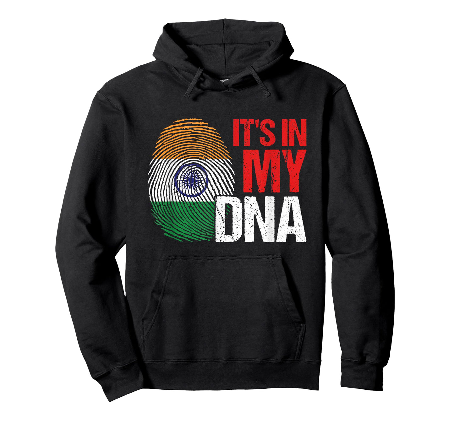 DNA Blood India Flag Country State Fingerprint Gift T-Shirt