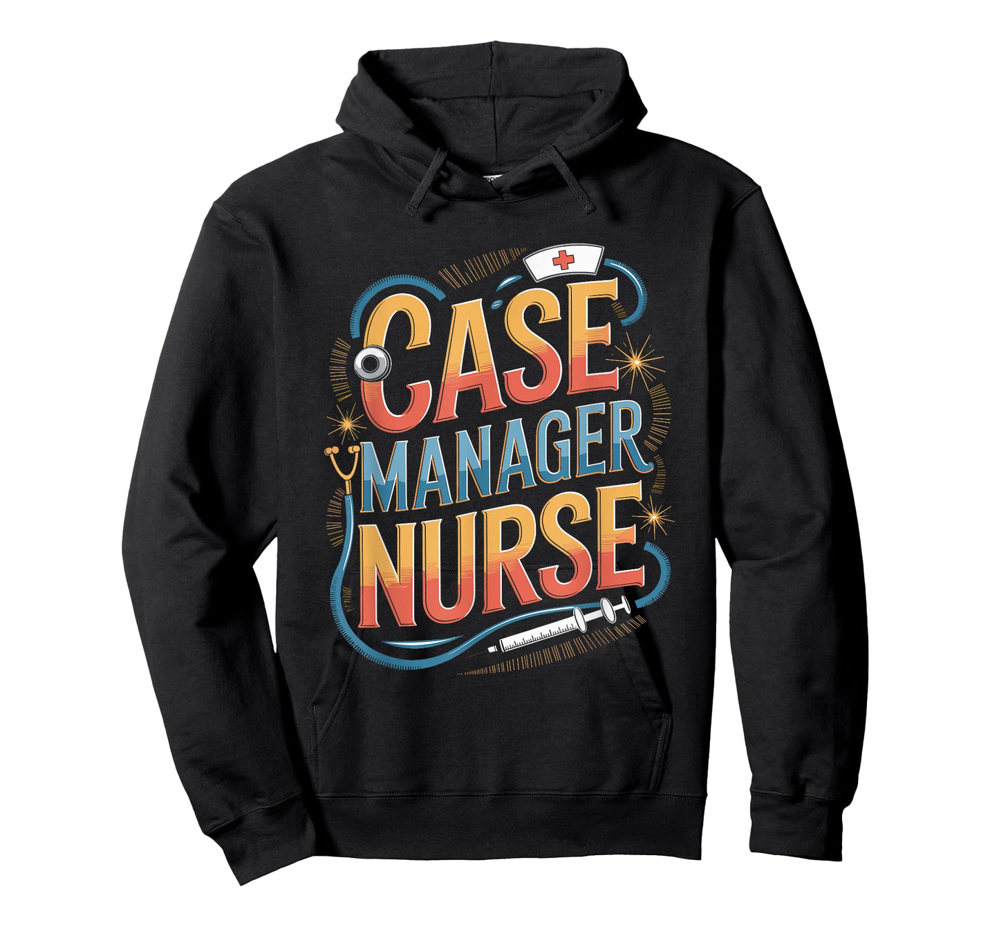 Nurse Case Manager Heart Design T-Shirt