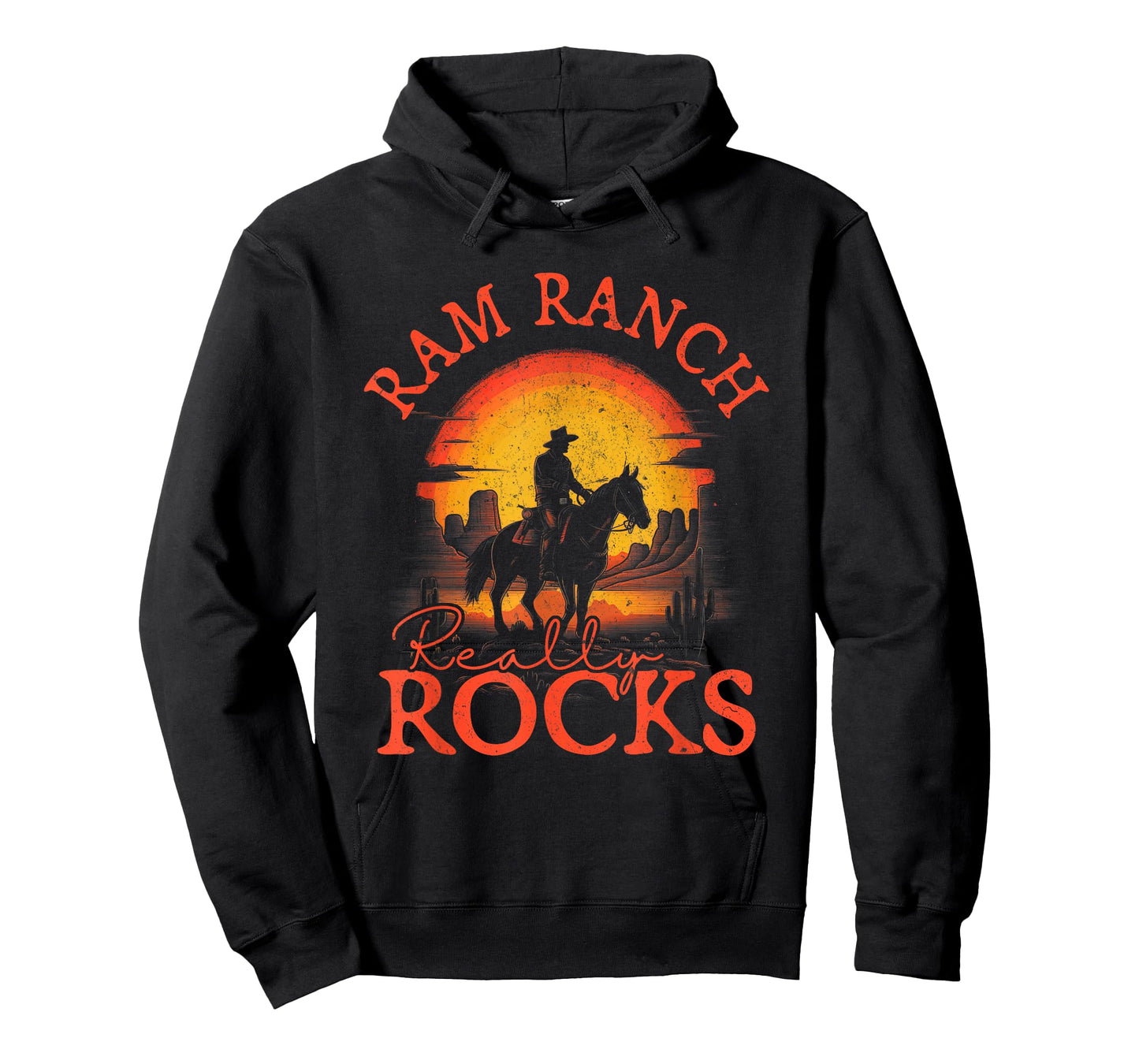 Western Life Rodeo Country Music Ram Ranch Really Rocks T-Shirt