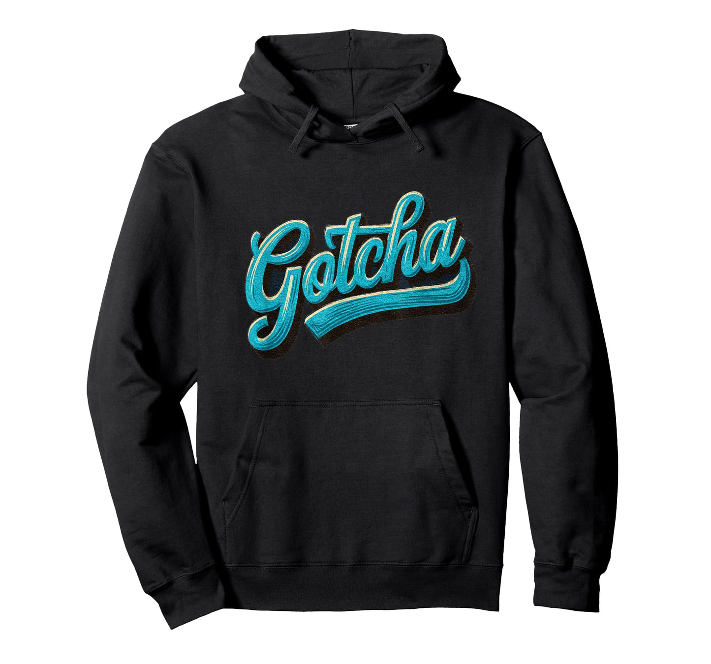 Cool Blue Gotcha Speech Emblem T-Shirt