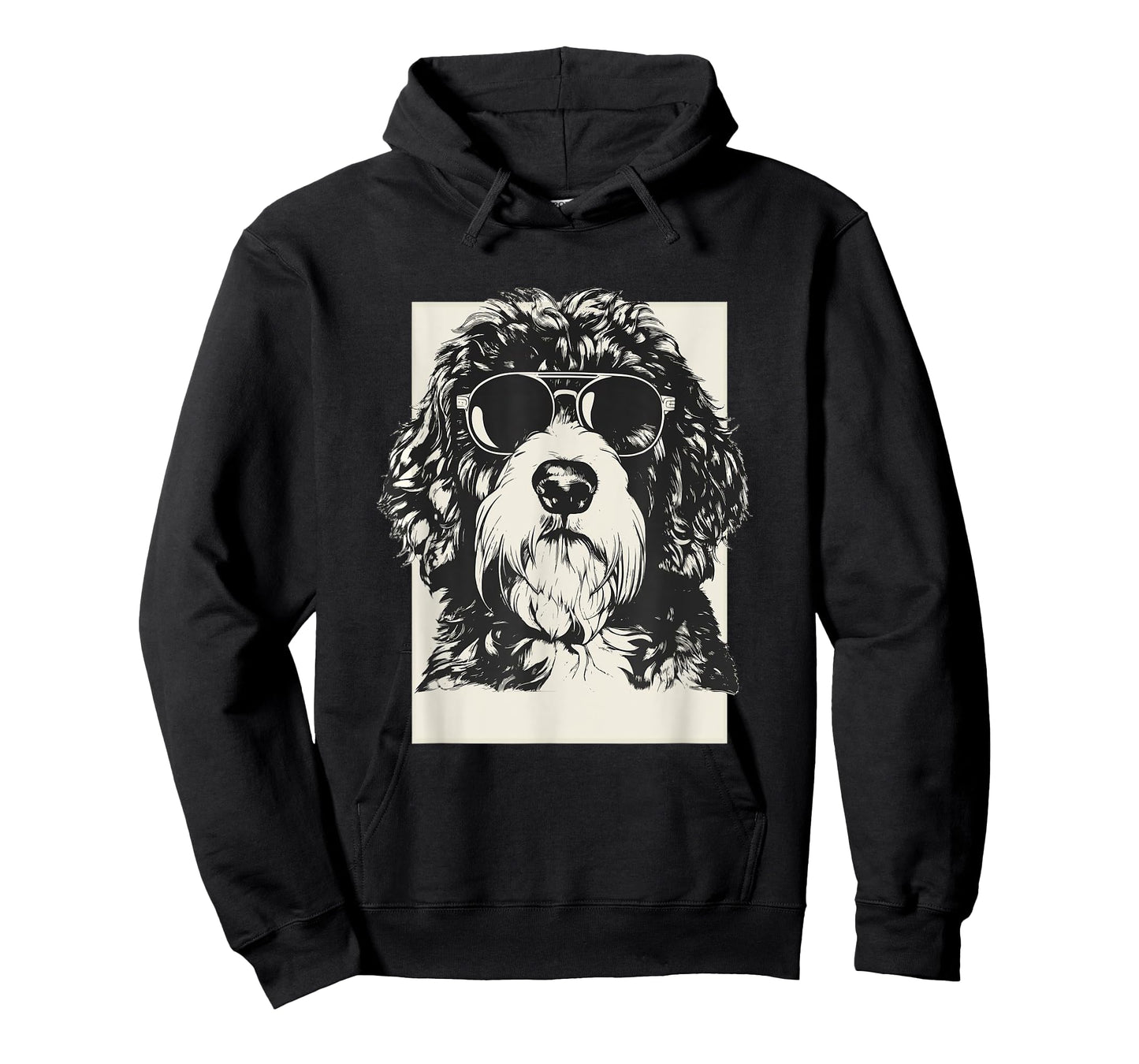 Saint Berdoodle Sketch Dog Funny Art Sketch Men Women Girls Kids T-Shirt