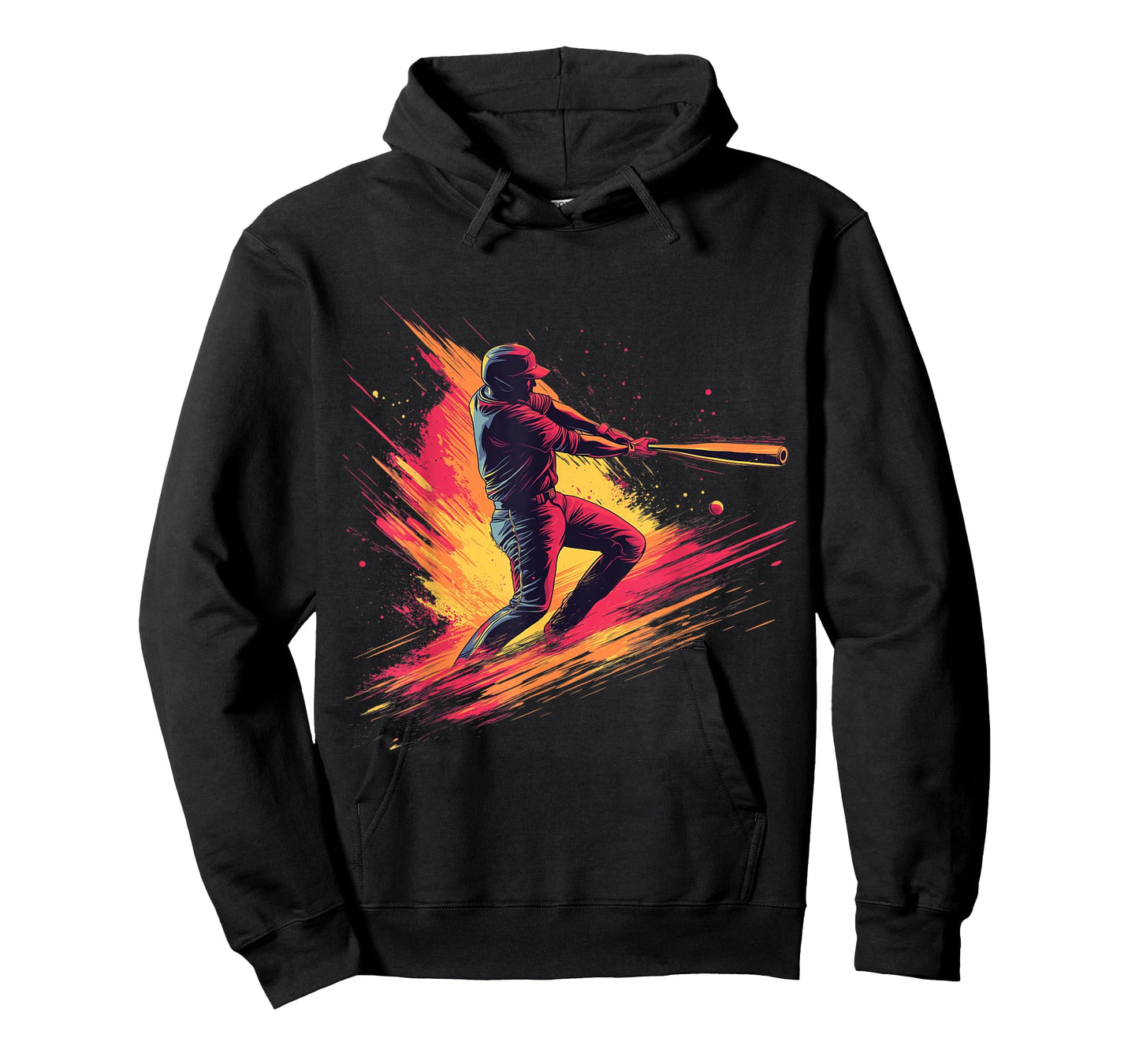 Baseball Home Run Hitter Power Swing Batter T-Shirt