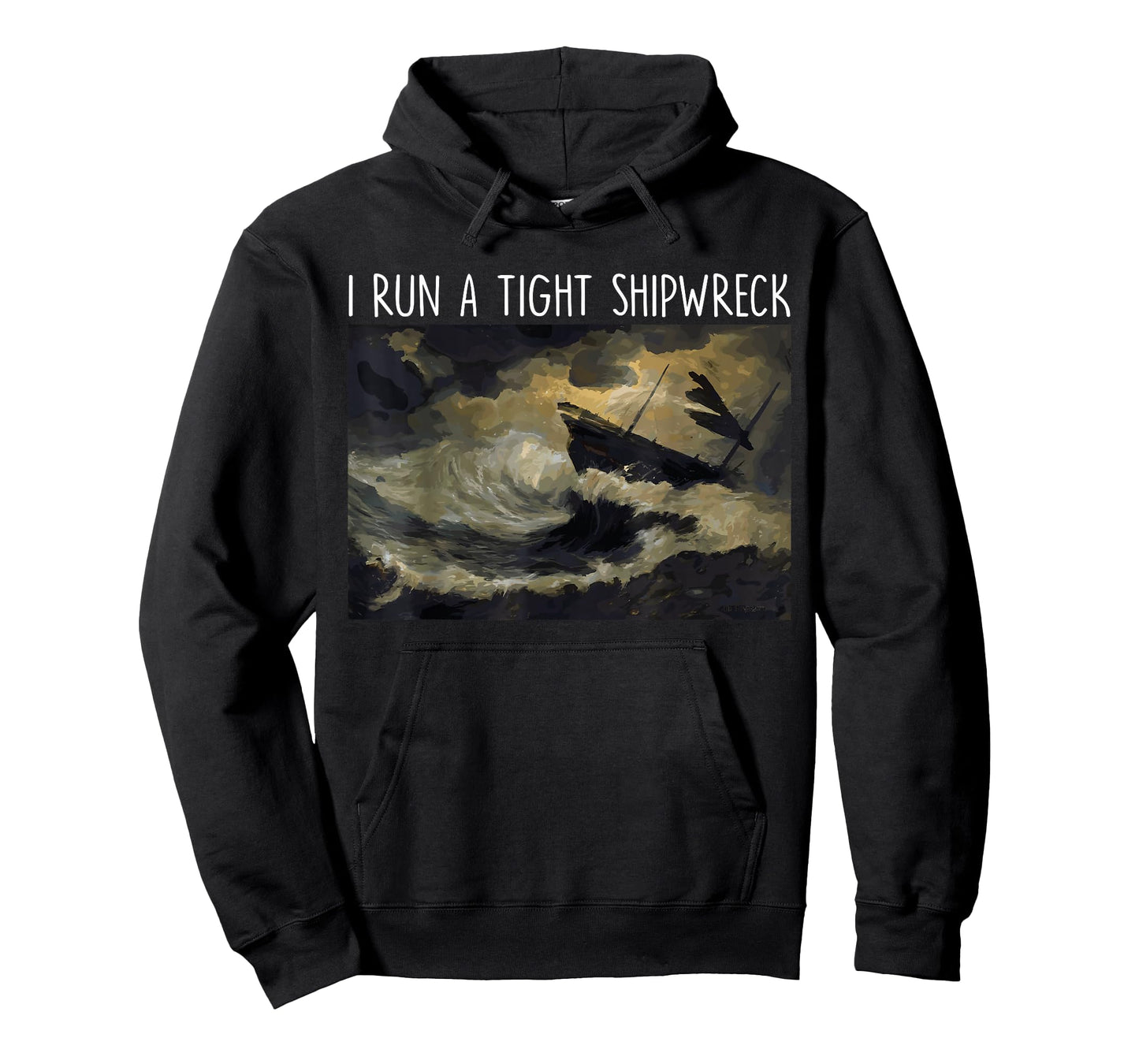 I Run a Tight Shipwreck Home Education Homeschool mom T-Shirt