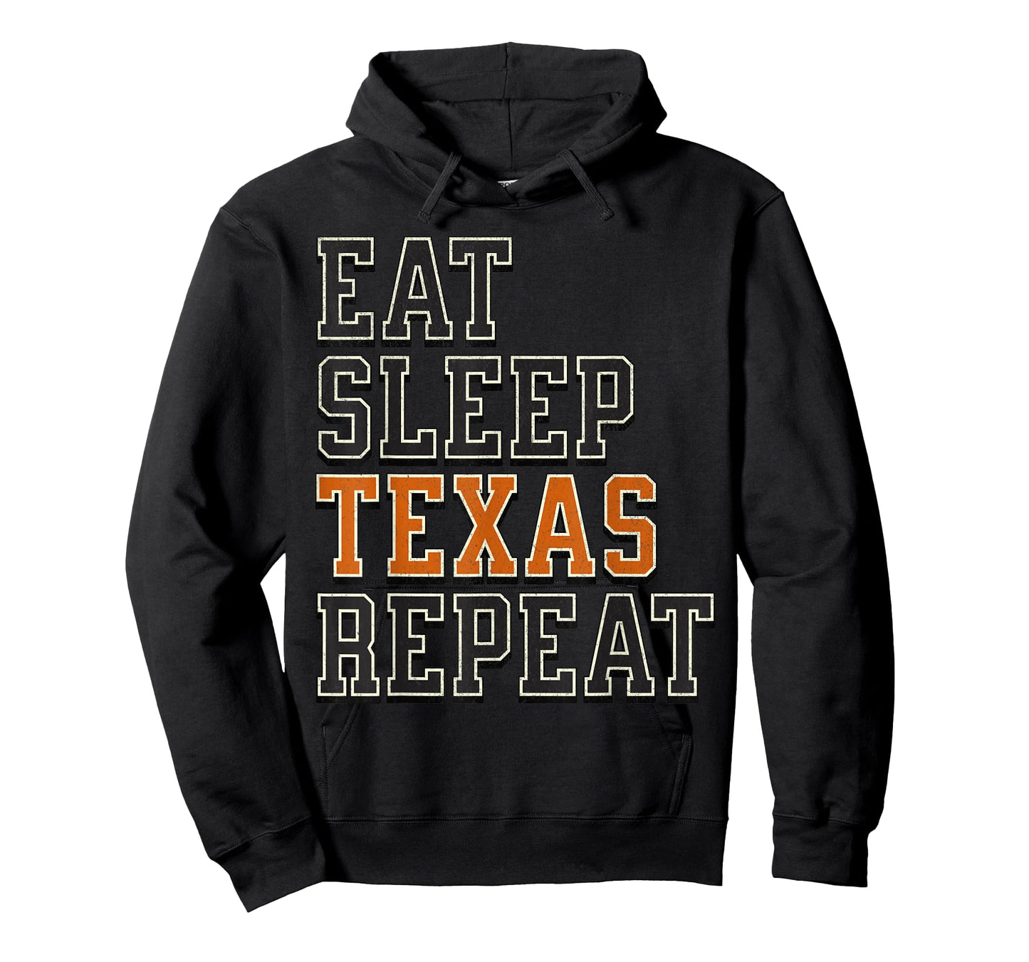 Funny Eat Sleep Texas Repeat, Great State of Texas Souvenir T-Shirt