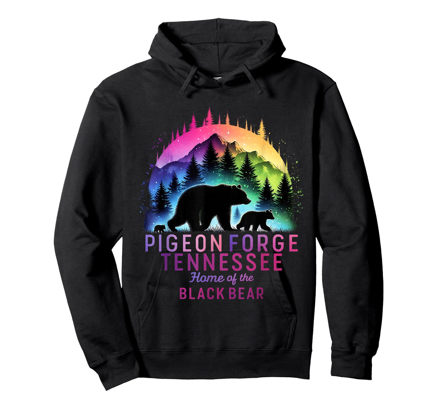 Home Black Bear Family Vacation Crew Pigeon Forge Tennessee T-Shirt