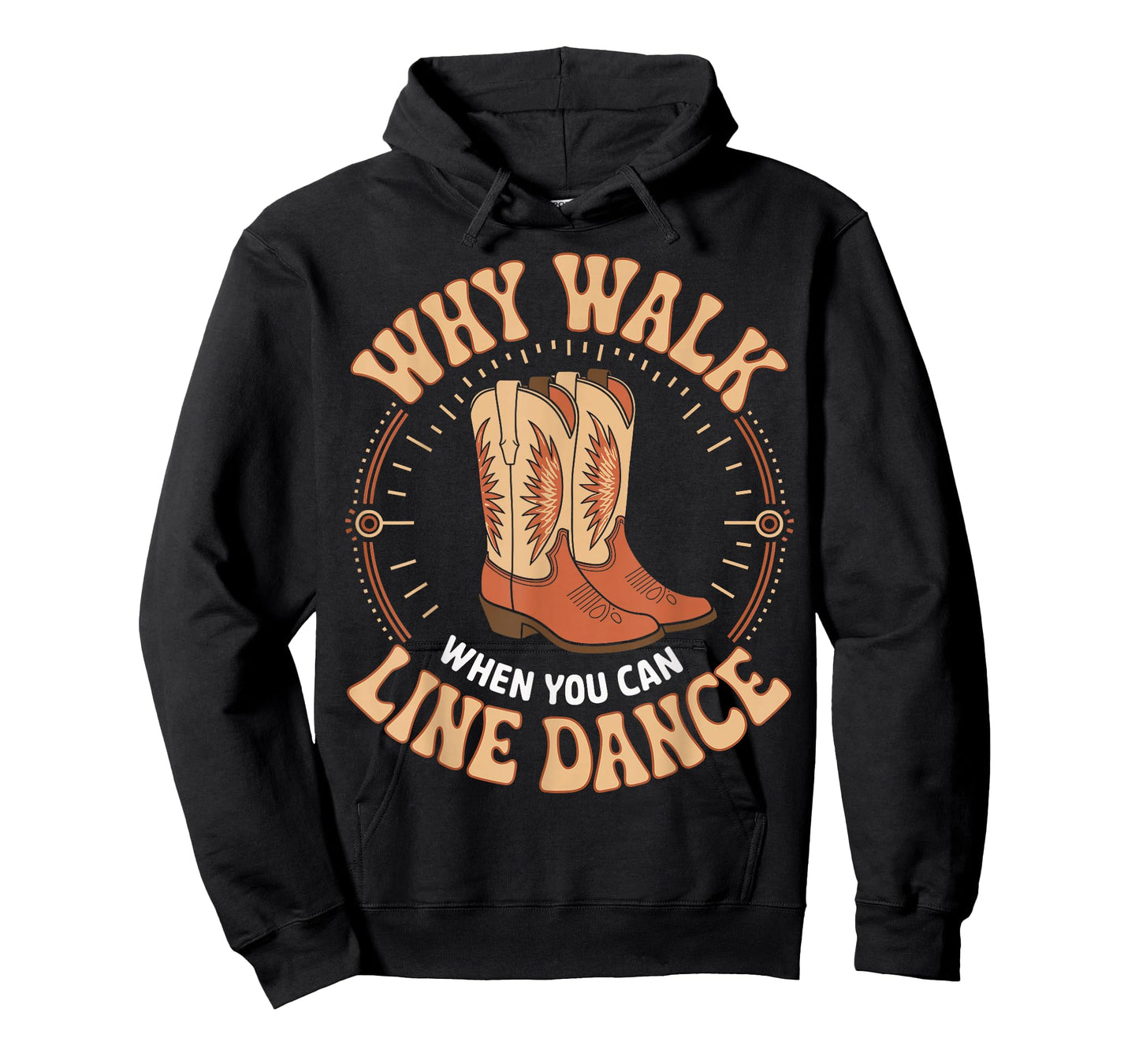 Why Walk When You Can Line Dance Country Line Dancing Dancer T-Shirt