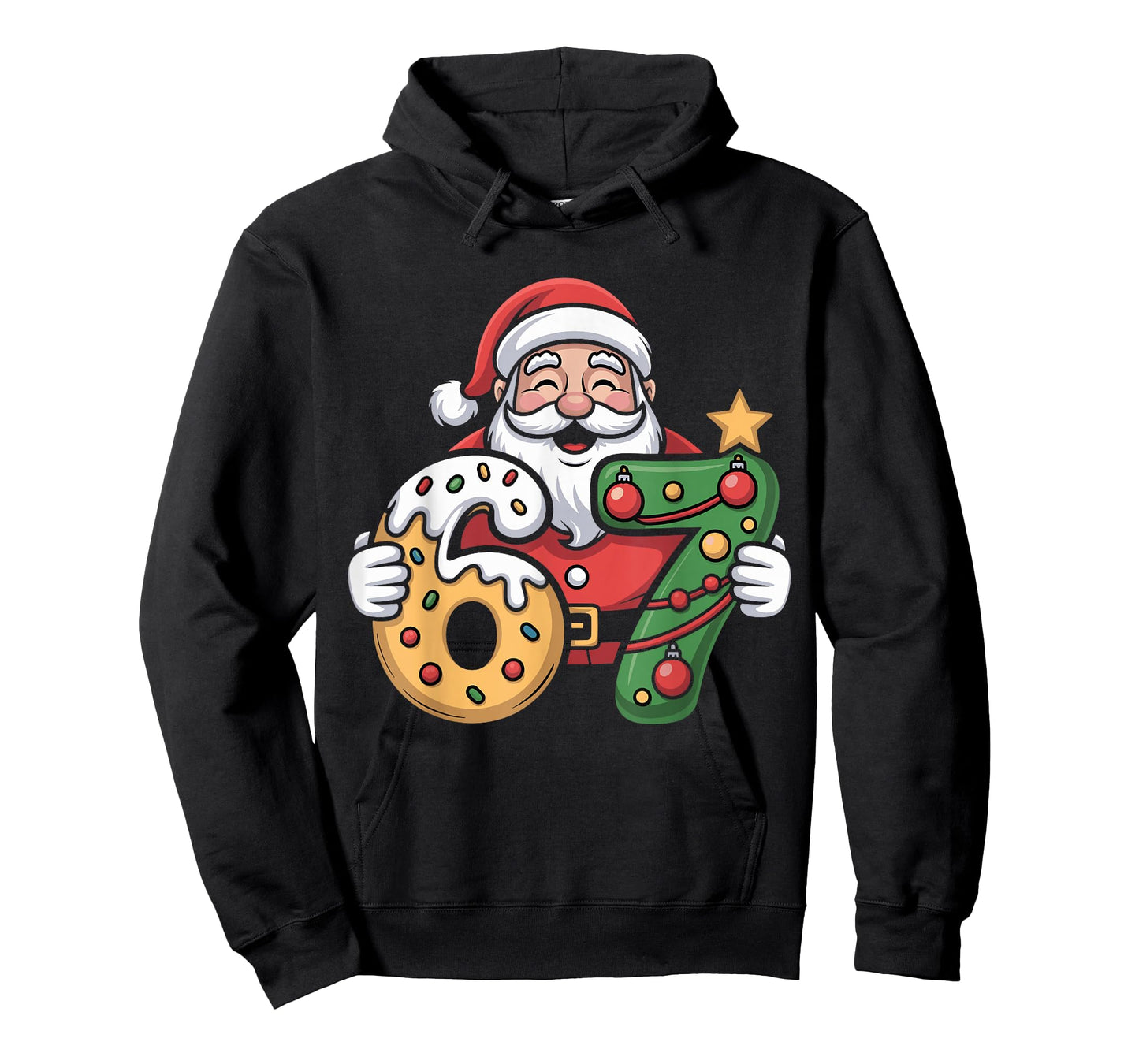 67 Meme Funny Santa Six Seven Christmas Xmas Kids Men Women T-Shirt