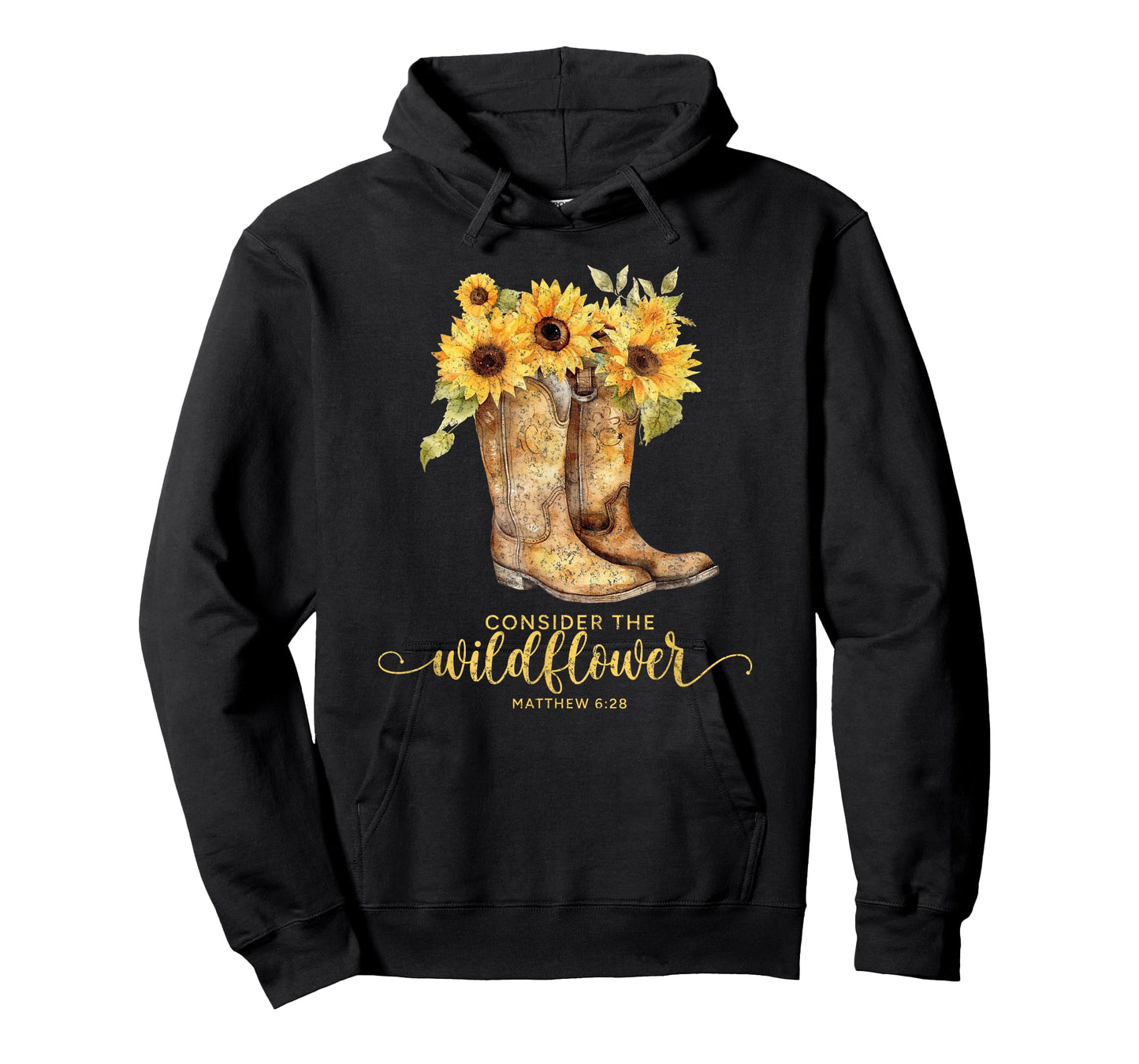 Christian Cowgirl Western Cowboy Sunflower Boots For Women T-Shirt