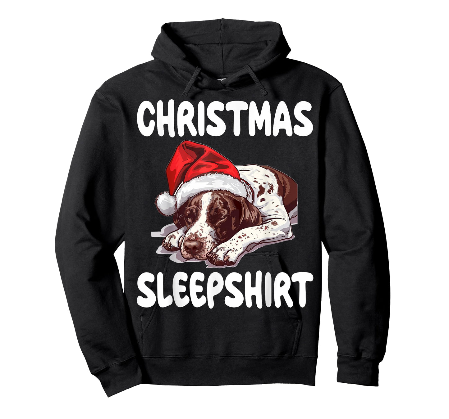 Cute German Shorthaired Pointer Dog Official Christmas T-Shirt