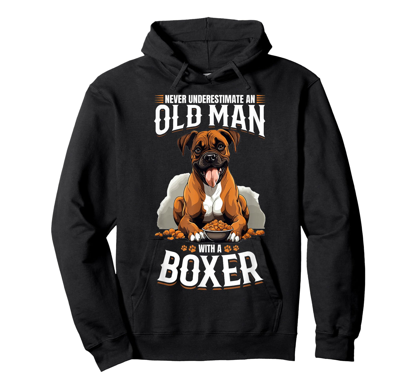 Boxer Dog Breed Pet - Never Underestimate an Old Man T-Shirt