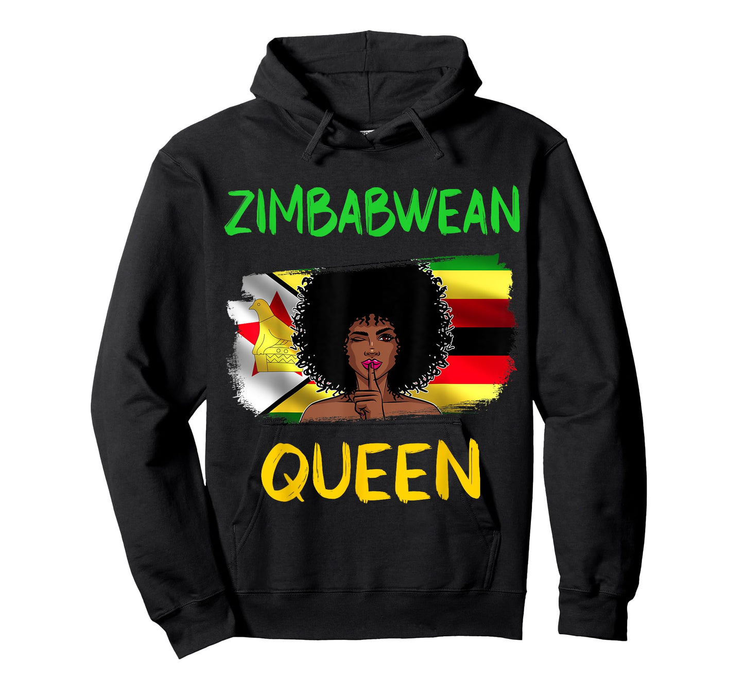 Zimbabwean Queen Zimbabwe Flag Zimbabwean Girl Pride T-Shirt