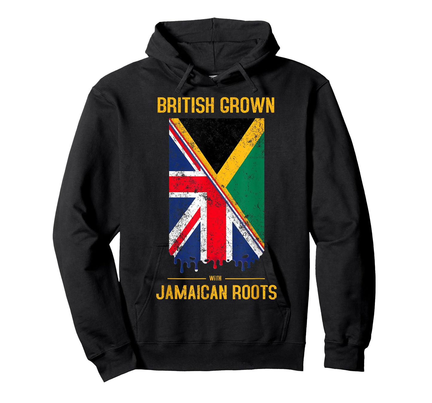 Jamaican Flag With Union Jack Design & British Caribbean T-Shirt