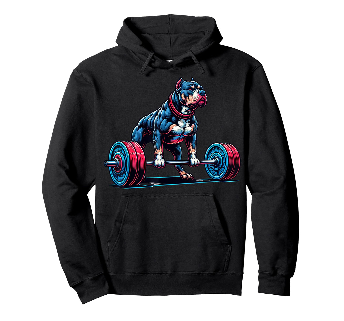 Pitbull Deadlifting Shirt, Pit Bull Gym Workout Deadlift Gym T-Shirt