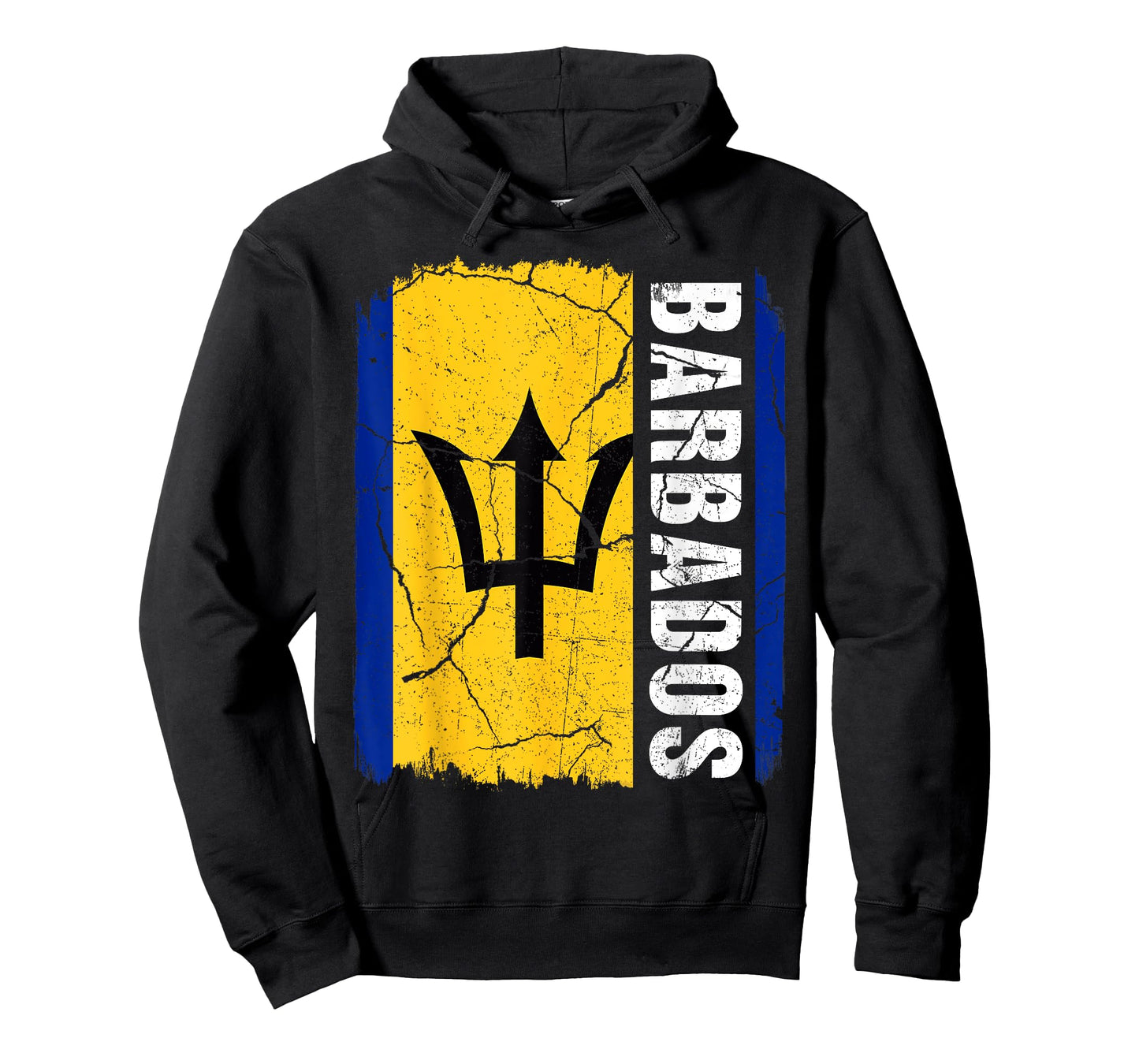 Vintage Barbadian Flag Barbados Pride Roots Heritage T-Shirt