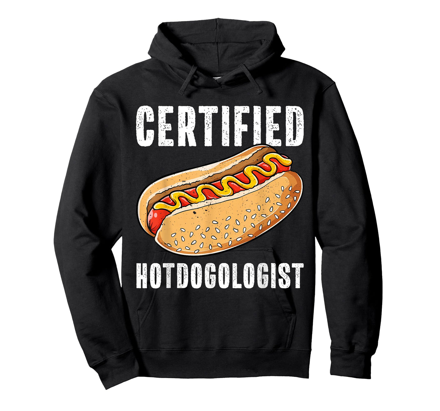 Certified Hotdogologist Funny Sausage Hotdog Lover T-Shirt