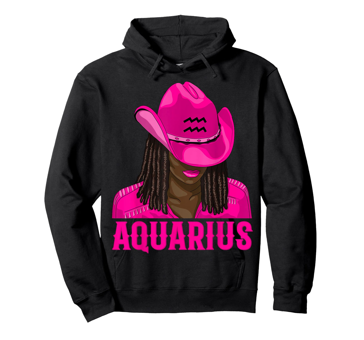 Aquarius Western Cowgirl African American Black Women T-Shirt