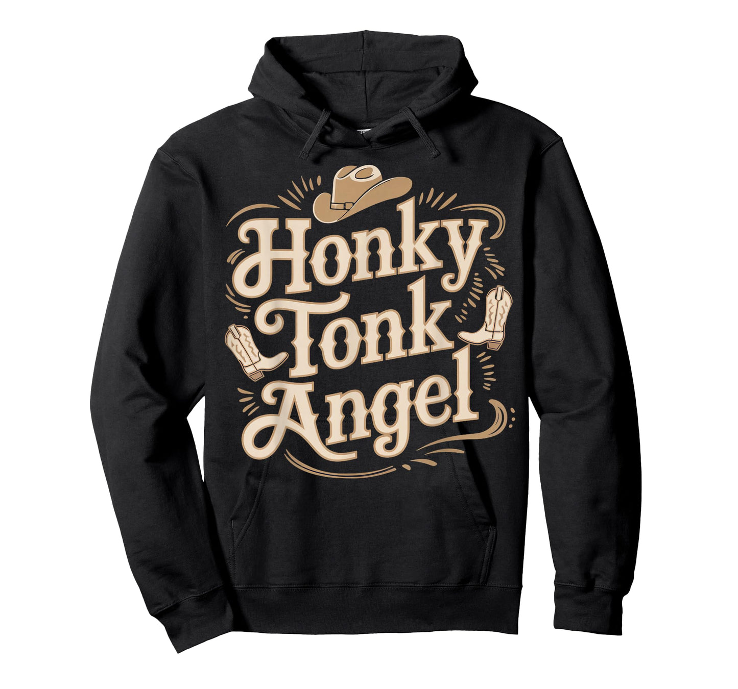 Honky Tonk Angel Western Farm Musician Honky Tonk T-Shirt