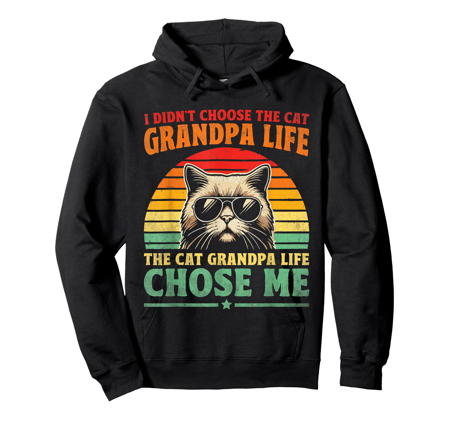 Cat Grandpa Life Cat Lover Grandpa Cat Grandfather T-Shirt