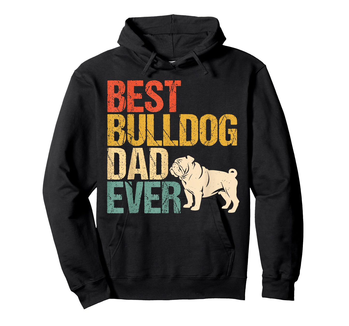 Best English Bulldog dad Father's Day T-Shirt