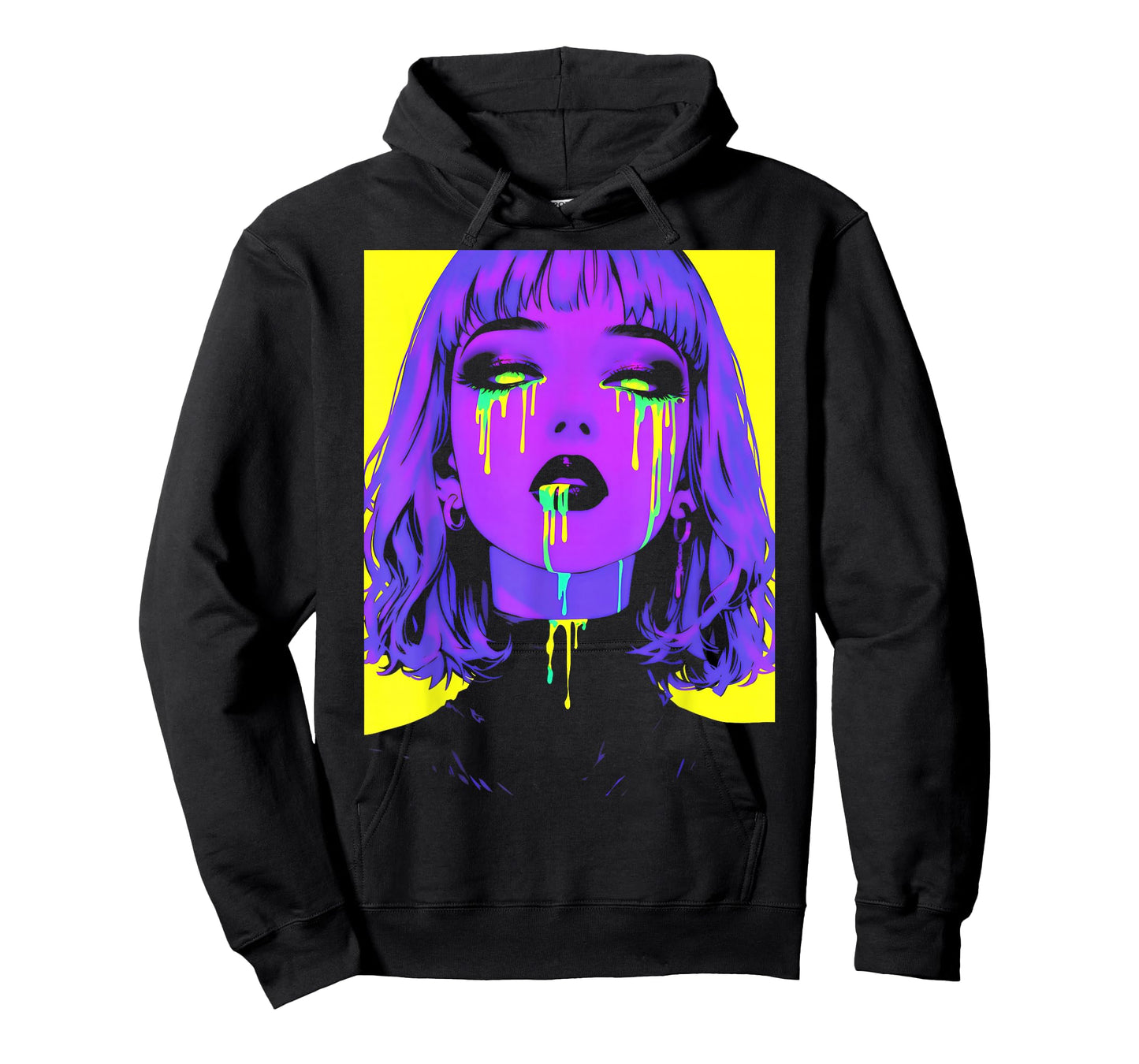 Cybergoth Cybercore Grunge Punk Goth Girl Alt Anime Manga T-Shirt