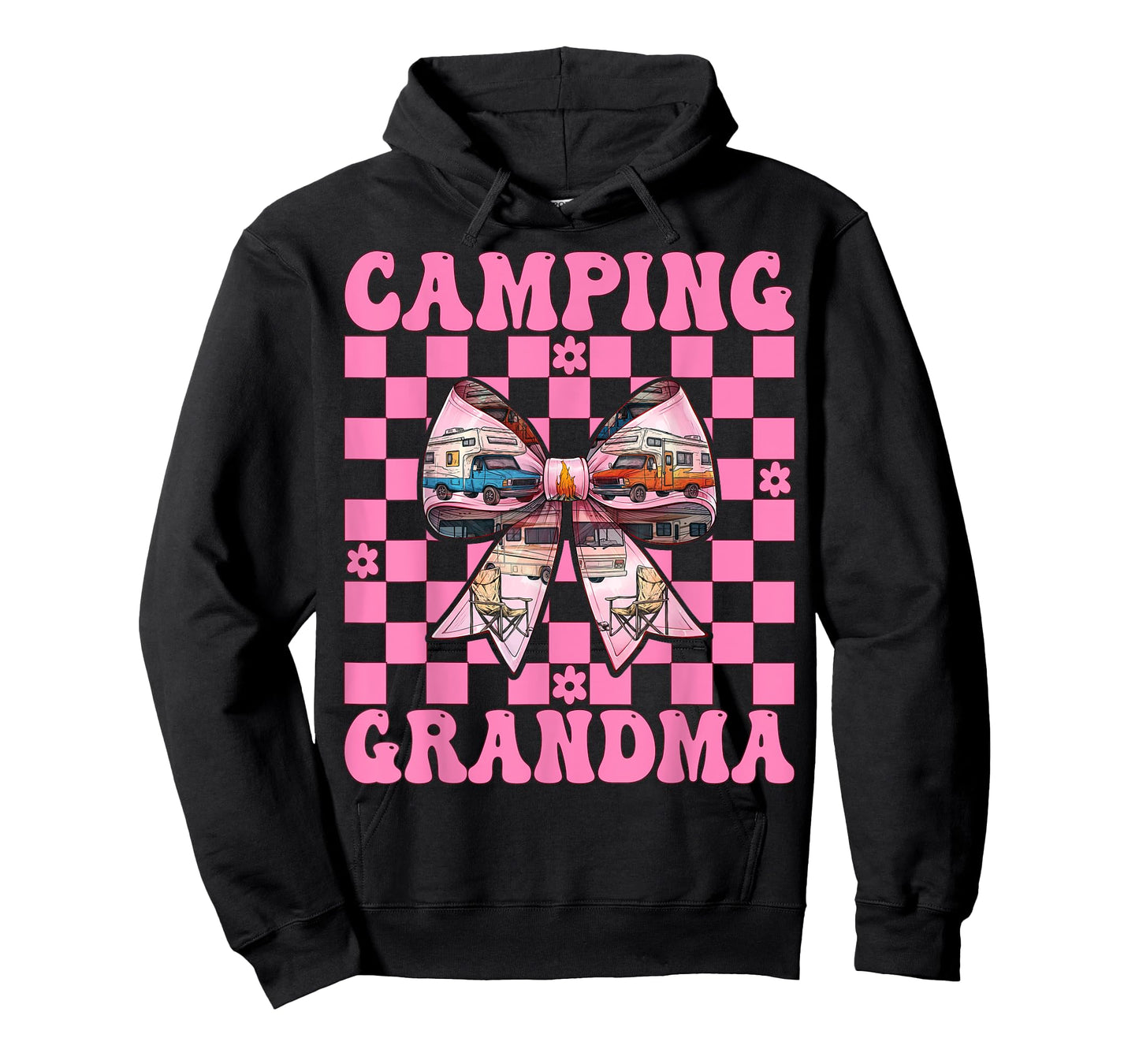 Camping Grandma RV Camping Camper Motorhome Nana Coquette T-Shirt