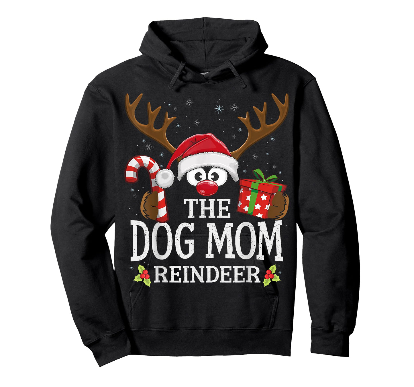 Christmas Matching The Dog Mom Reindeer Family T-Shirt for Men Women