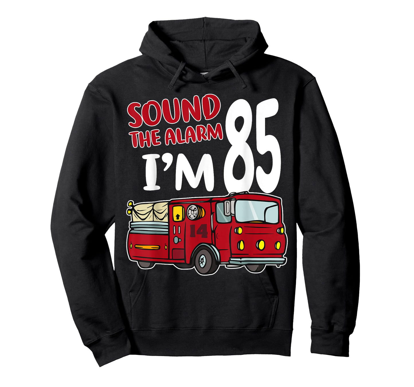 Fire Truck 85th Birthday Fireman Firefighter 85 Year Old T-Shirt