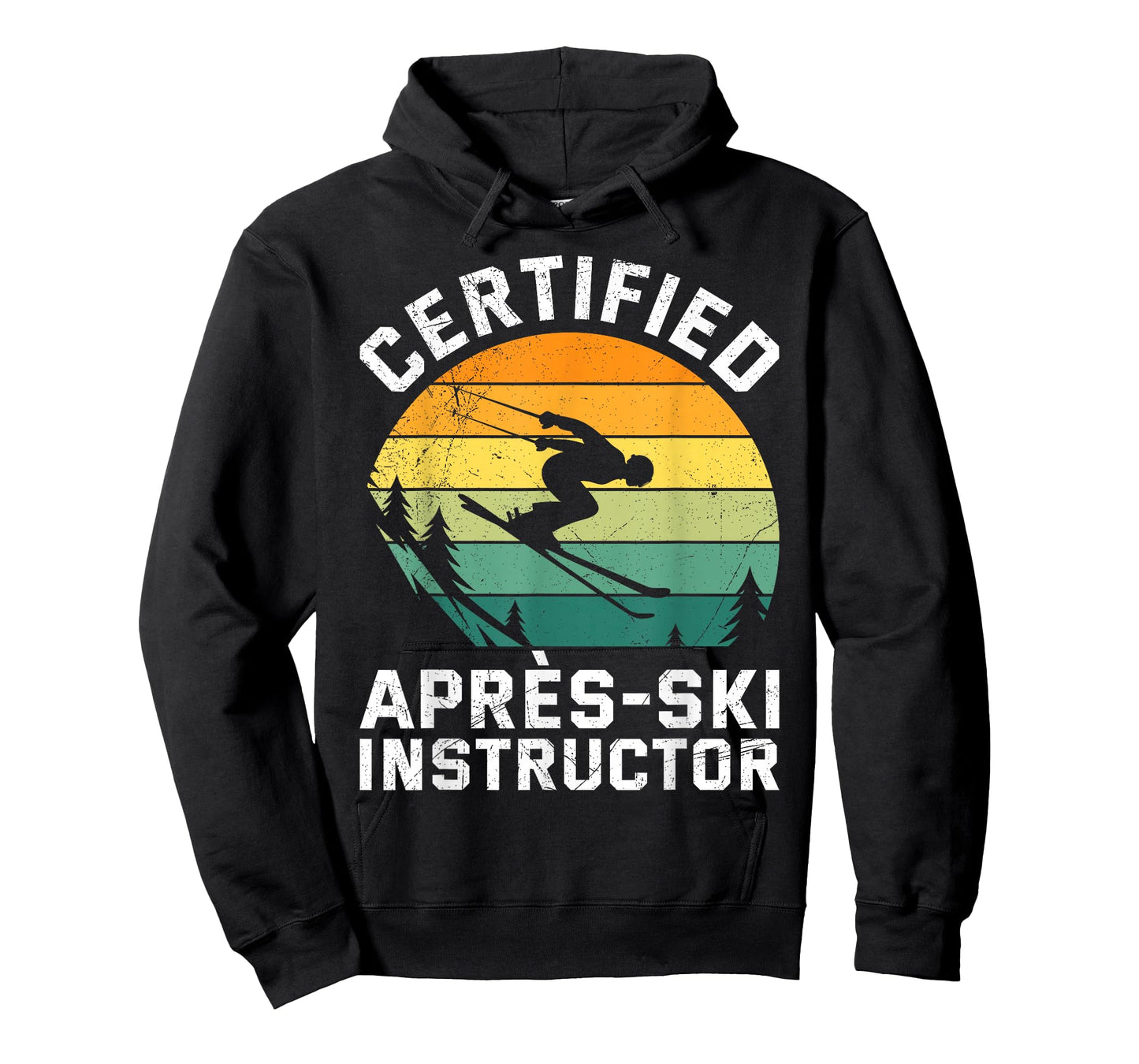 Skifahren Certified Apres-SKI Instructor Funny Skier T-Shirt
