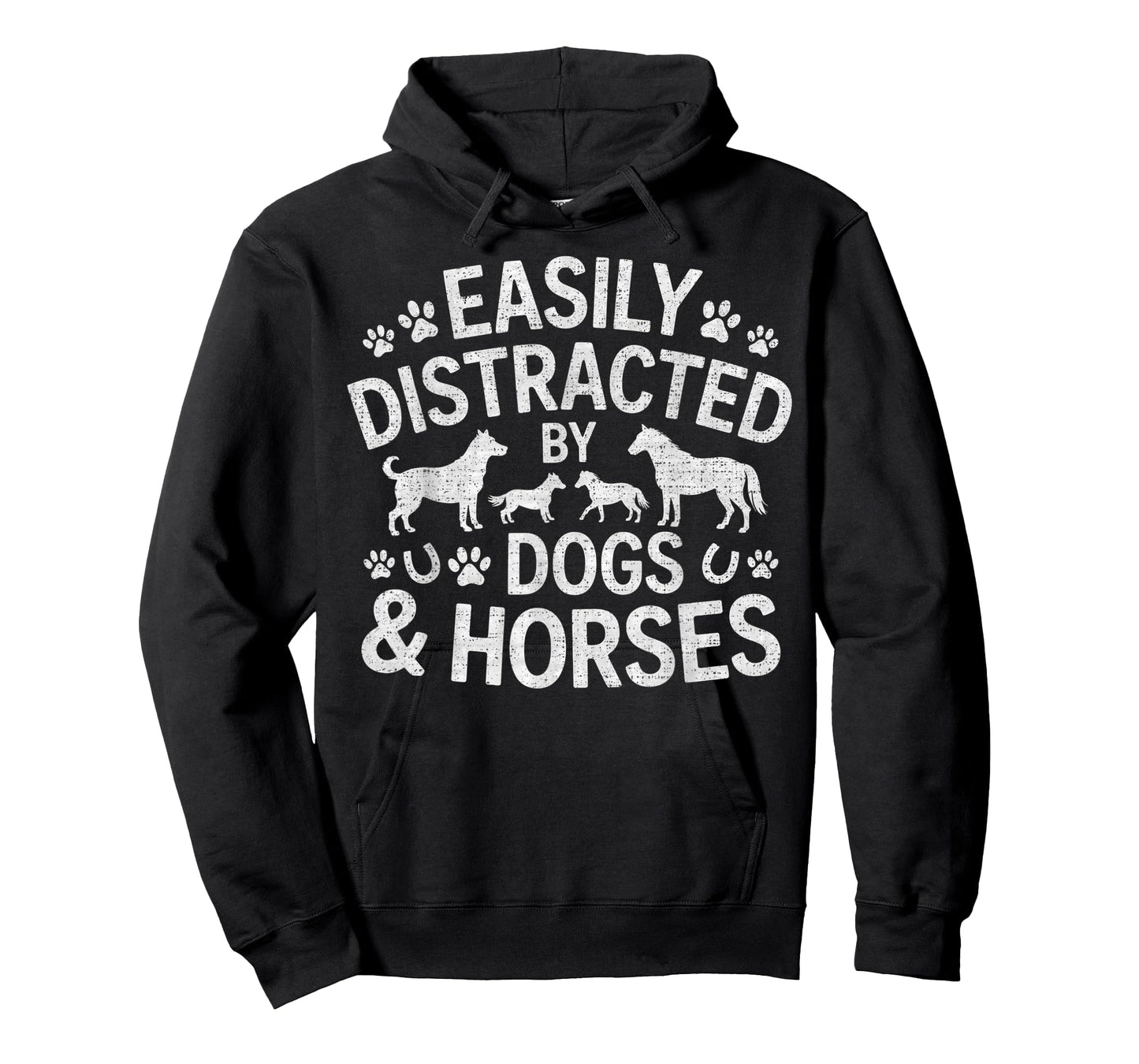 Easily Distracted by Dogs and Horses T-Shirt