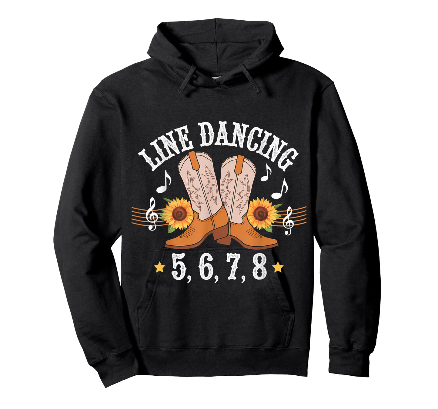 Line Dancing 5,6,7,8 Western Music Country Line Dance T-Shirt