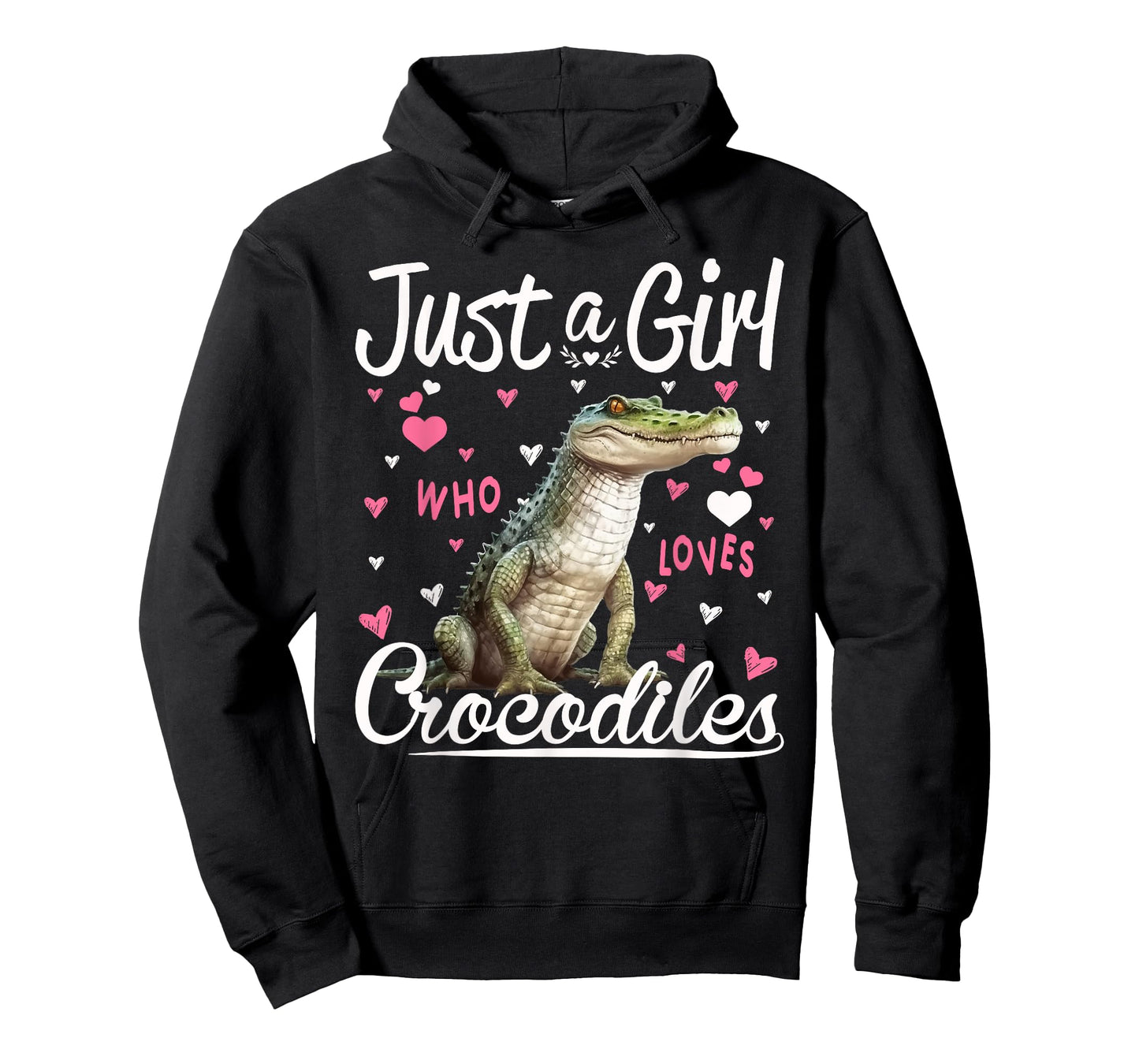 Crocodile Girl Women Funny Just A Girl Who Loves Crocodiles T-Shirt