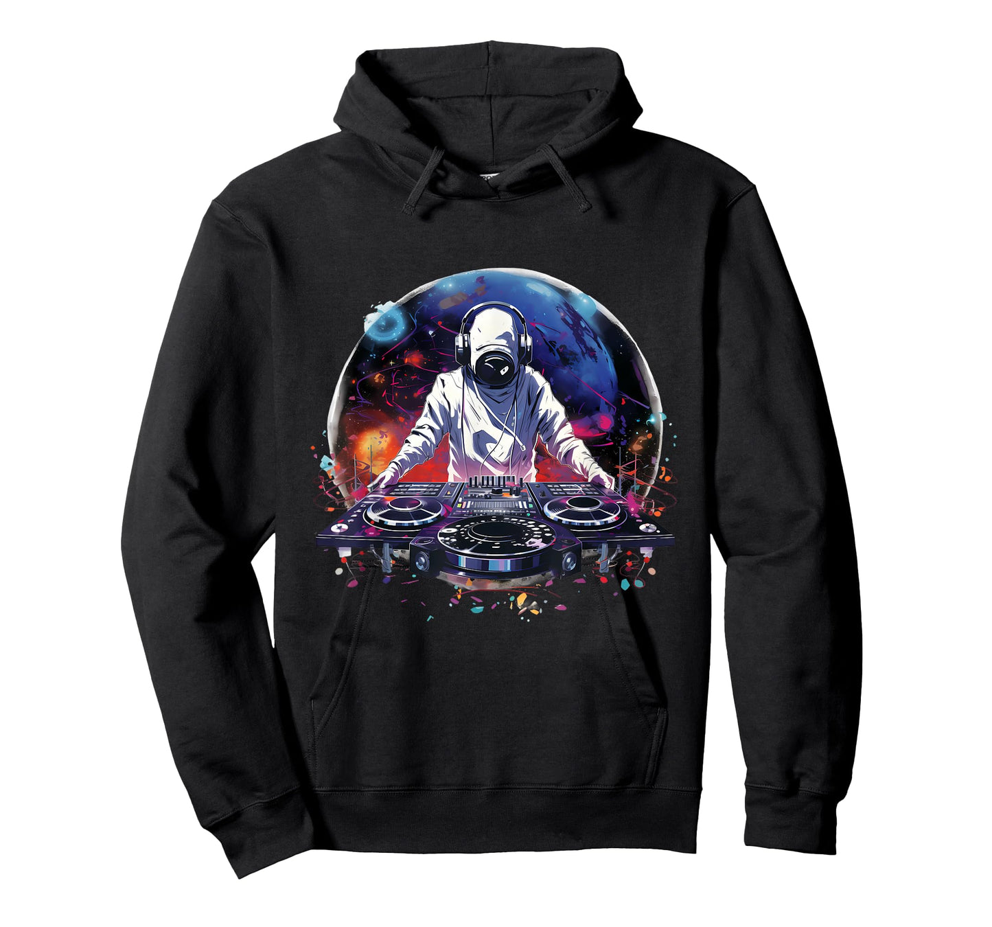 DJ Space Turntable Mixer Disc Jockey Astronaut T-Shirt
