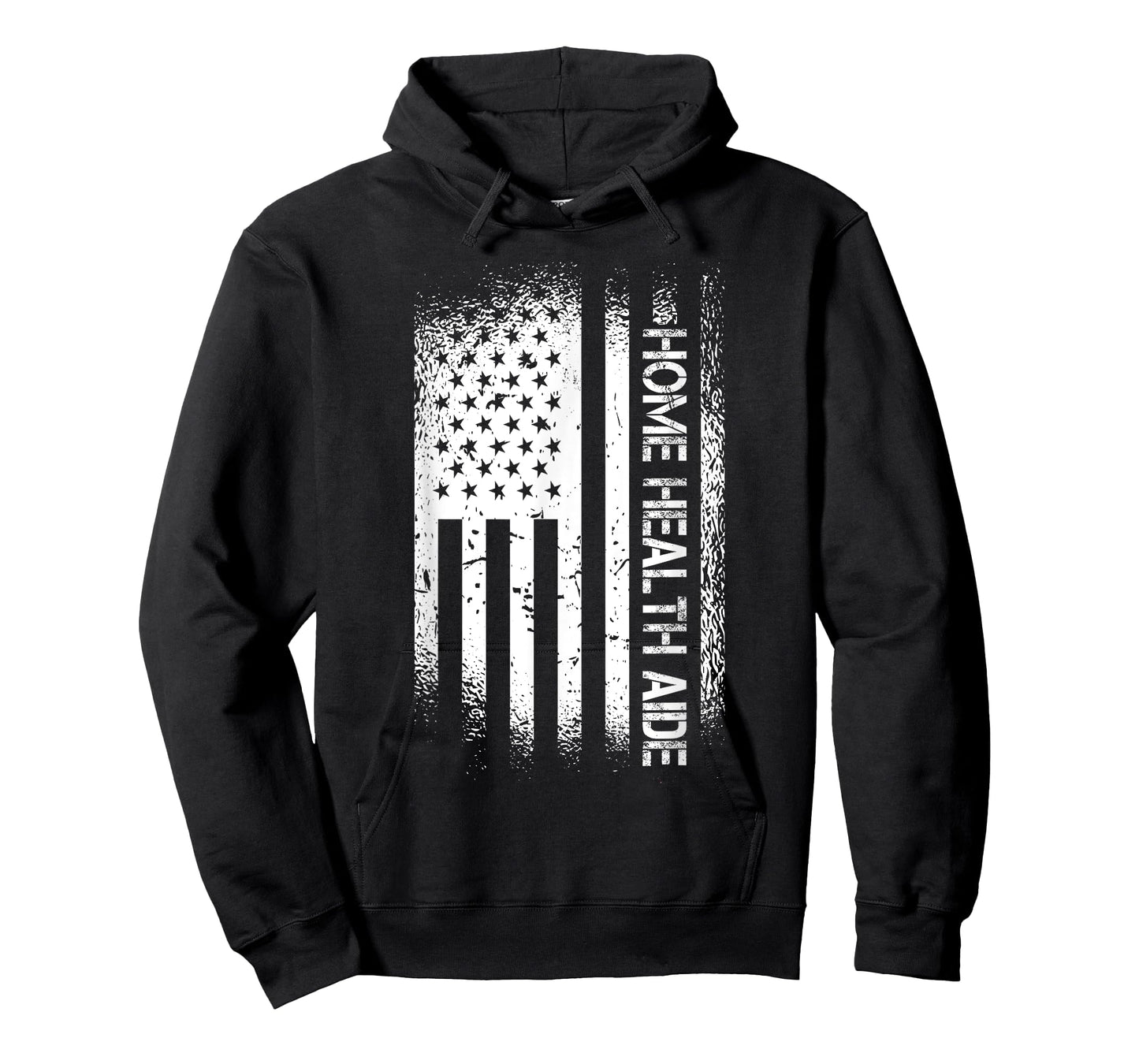 Patriotic Home Health Aide With American Flag T-Shirt for Women Men