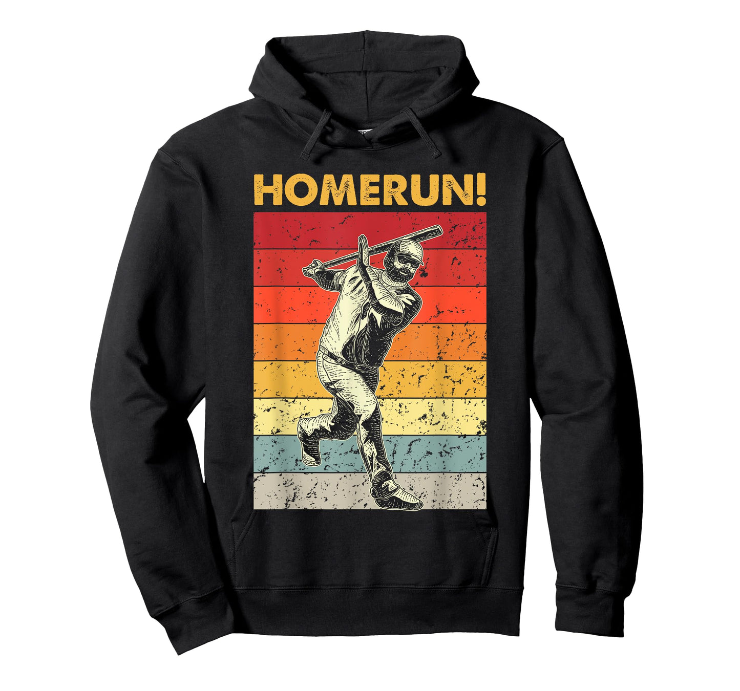 Funny Baseball Home Run Retro Vintage T-Shirt