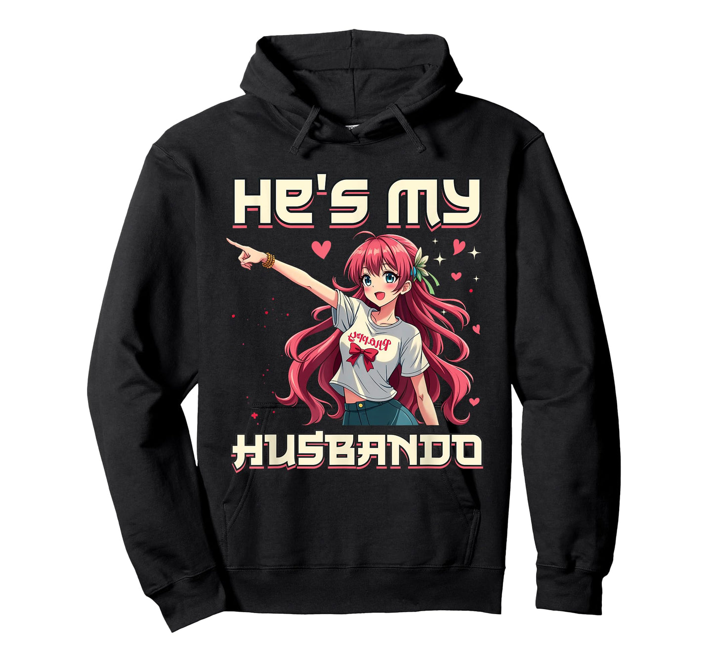 He's My Husbando She's My Waifu Anime Couples Matching T-Shirt