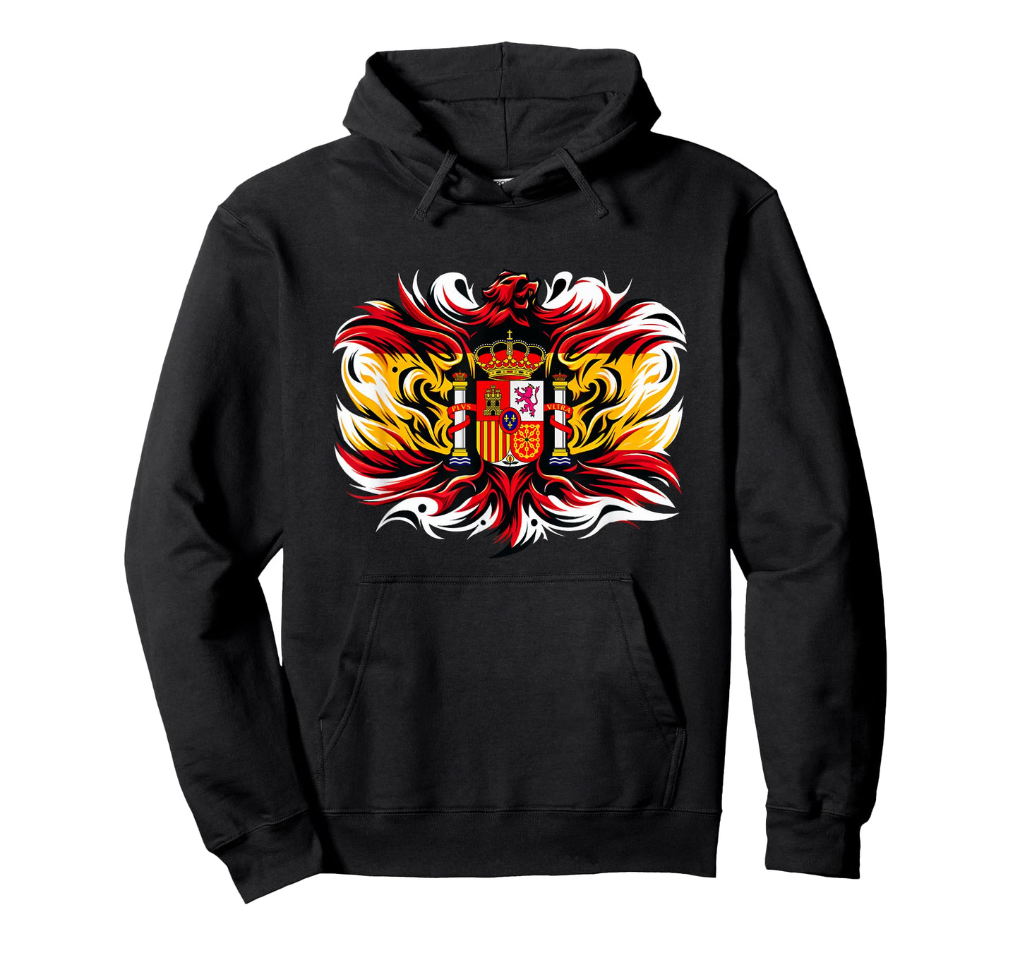 Spanish Banner Fan Spain Flag Retro Art Eagle T-Shirt