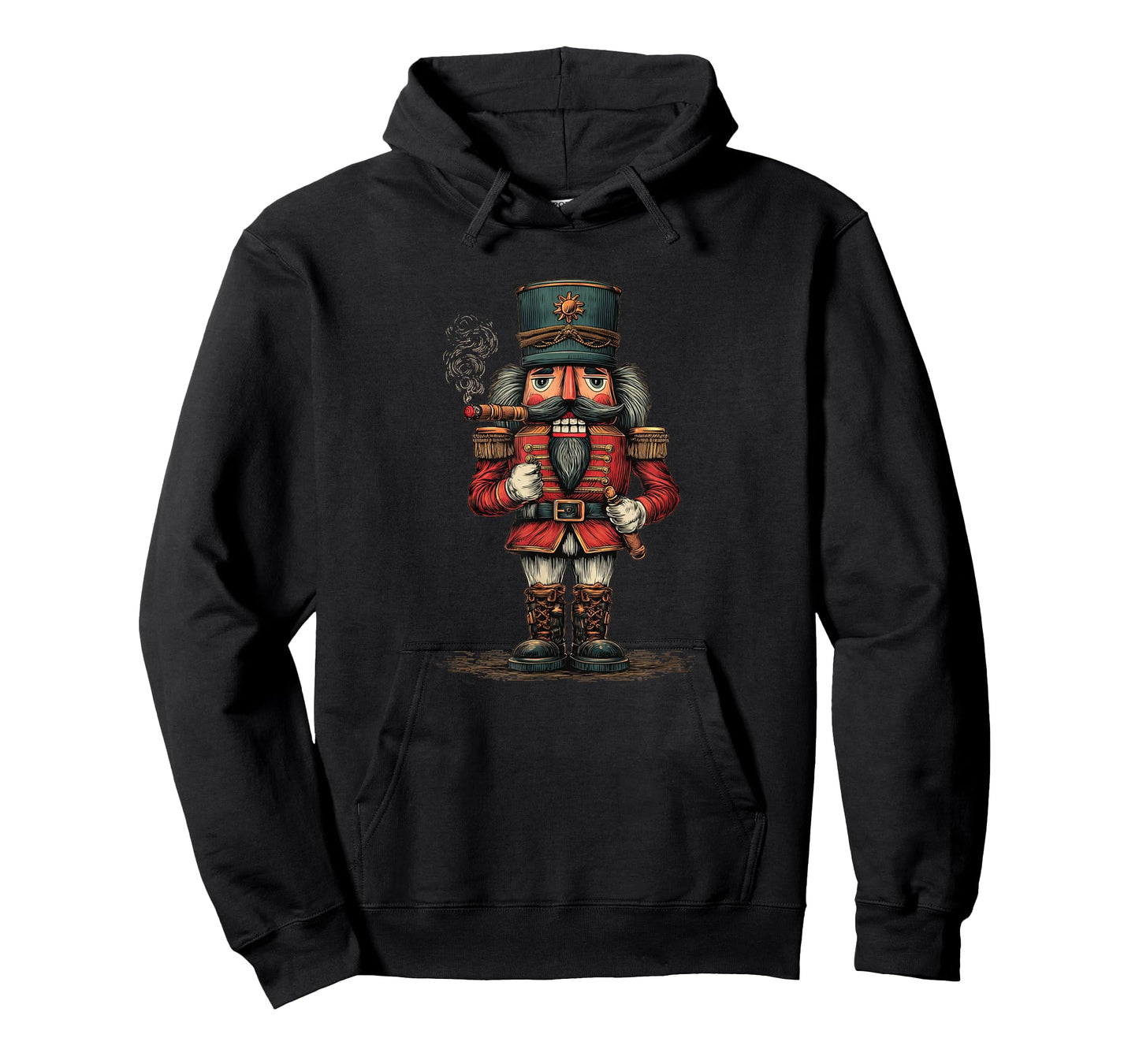 Smoker Nutcracker with Cigar for Xmas Lovers T-Shirt