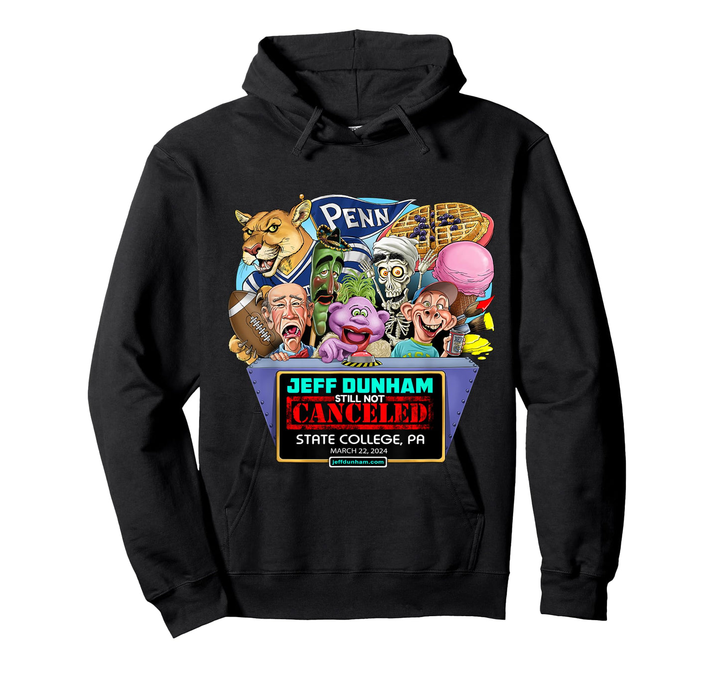 Jeff Dunham State College, PA (2024) T-Shirt