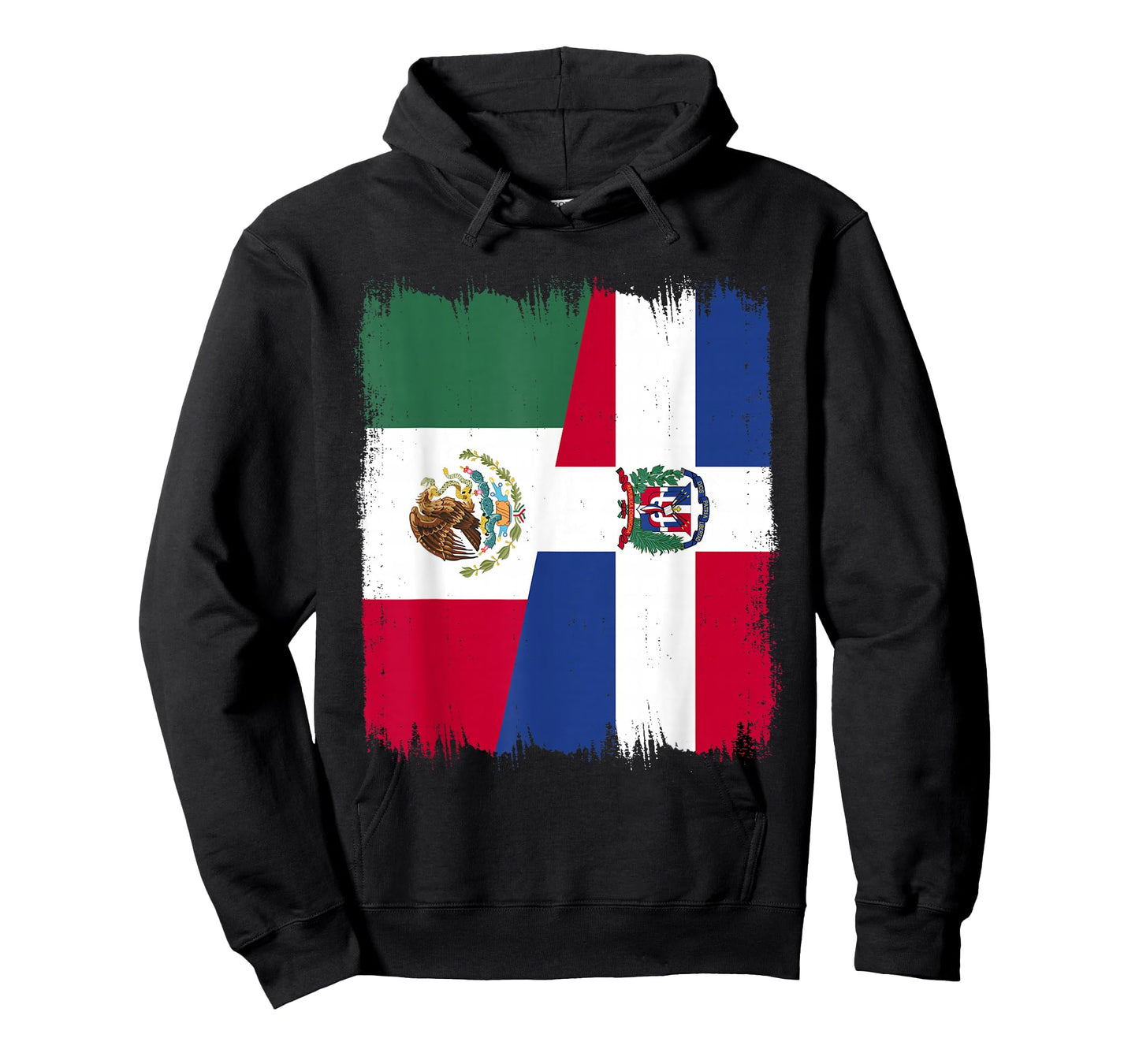Mexico Dominican Republic Half Flag Mexican Dominican T-Shirt
