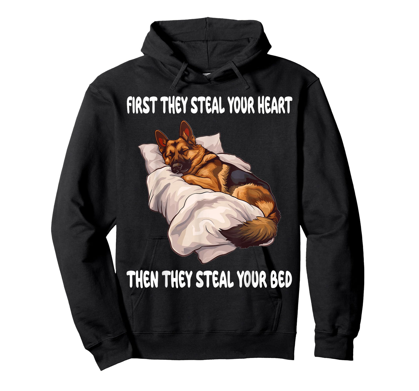 German Shepherd Sleeping Pajamas Nightgown T-Shirt