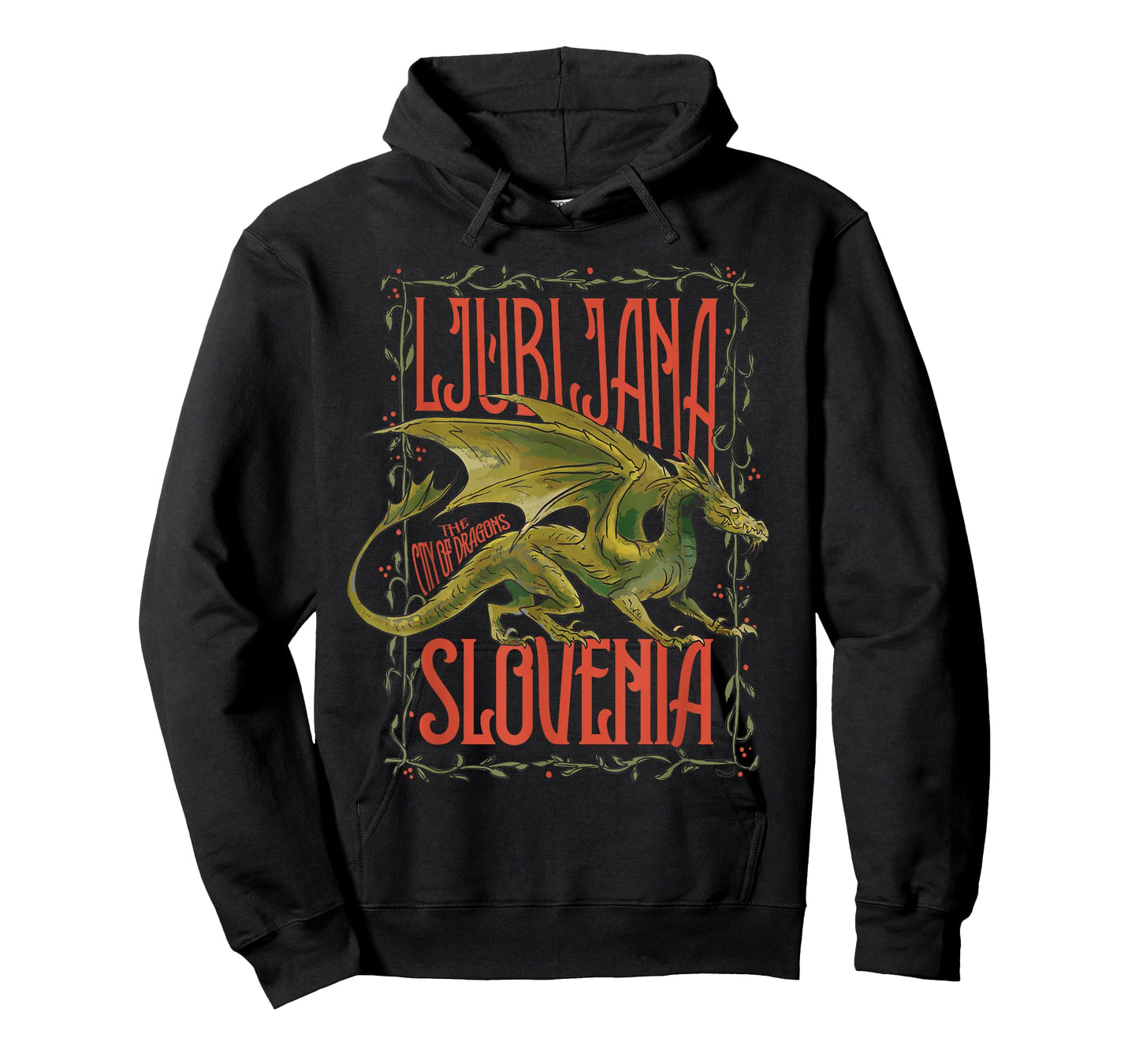 Ljubljana Slovenia City of Dragons Festive Dragon Lover T-Shirt