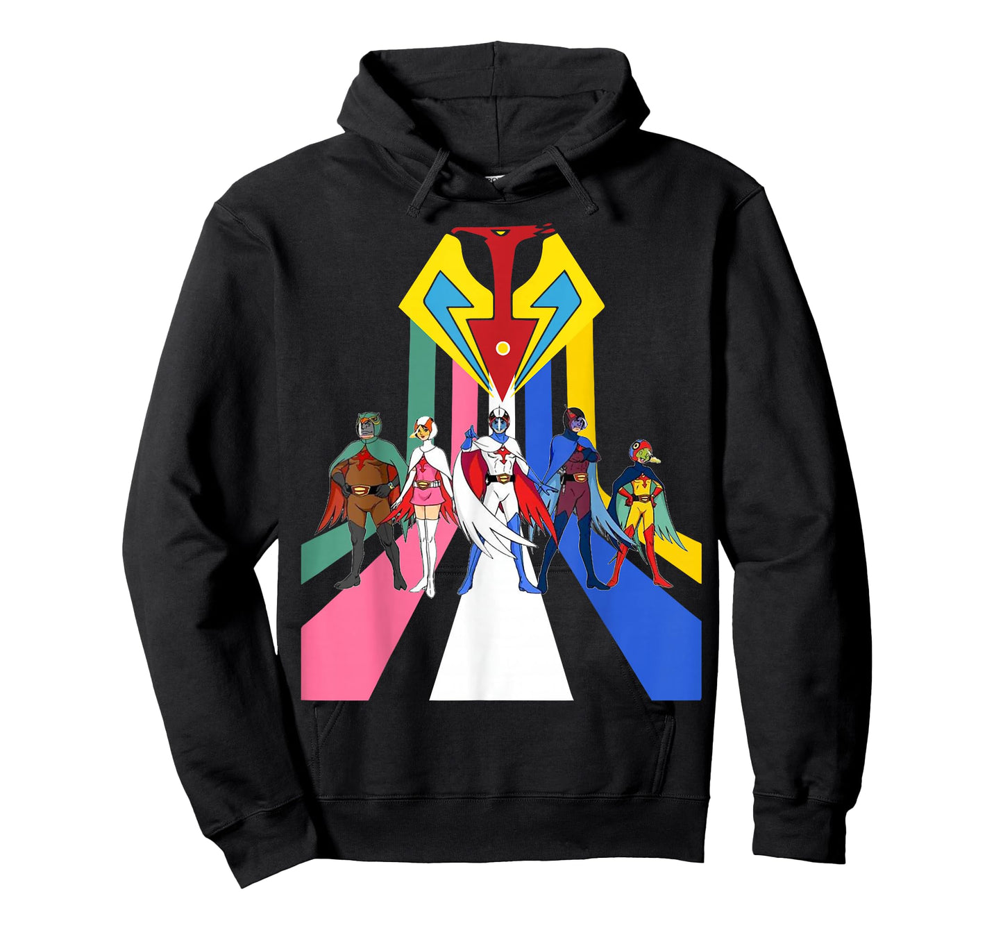 Gatachaman G Force, Battle for The Planets Retro Group T-Shirt