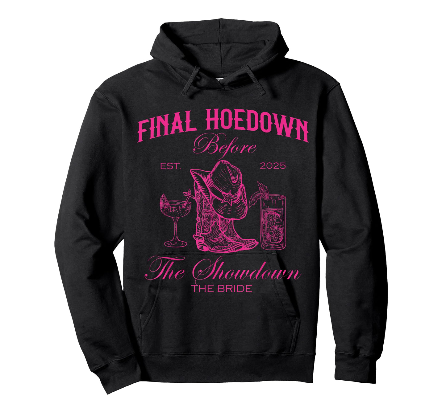 Final Hoedown Before The Showdown Western Bachelorette Bride T-Shirt