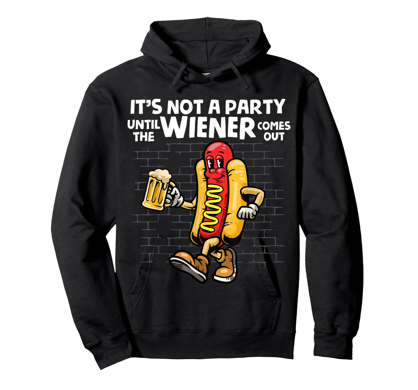 It's Not A Party Until The Wiener Comes Out Shirt Hod Dog T-Shirt